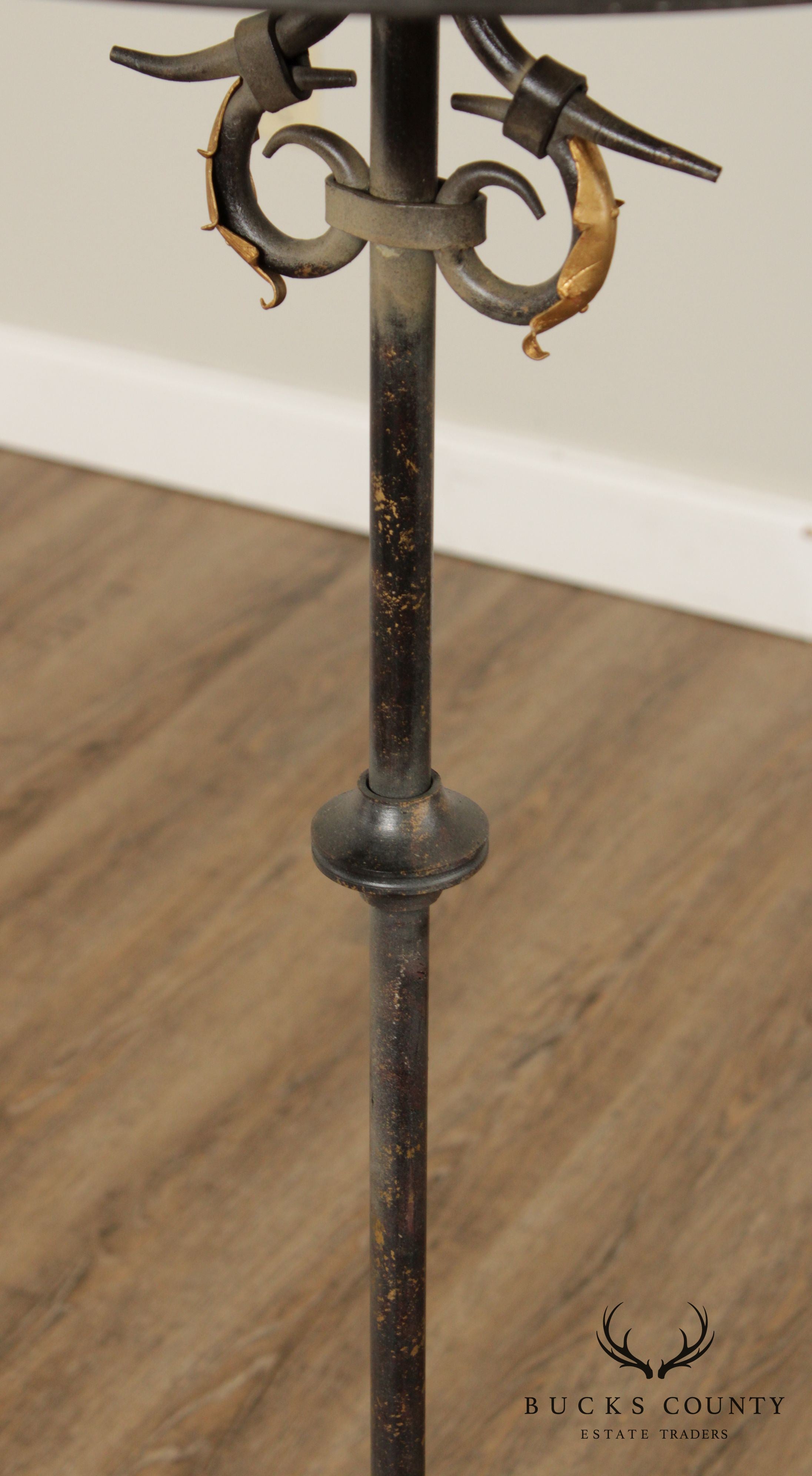 Jene's Collection Quality Wrought Iron Floor Lamp