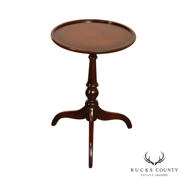 Regency Style Mahogany Pedestal Drinks Table