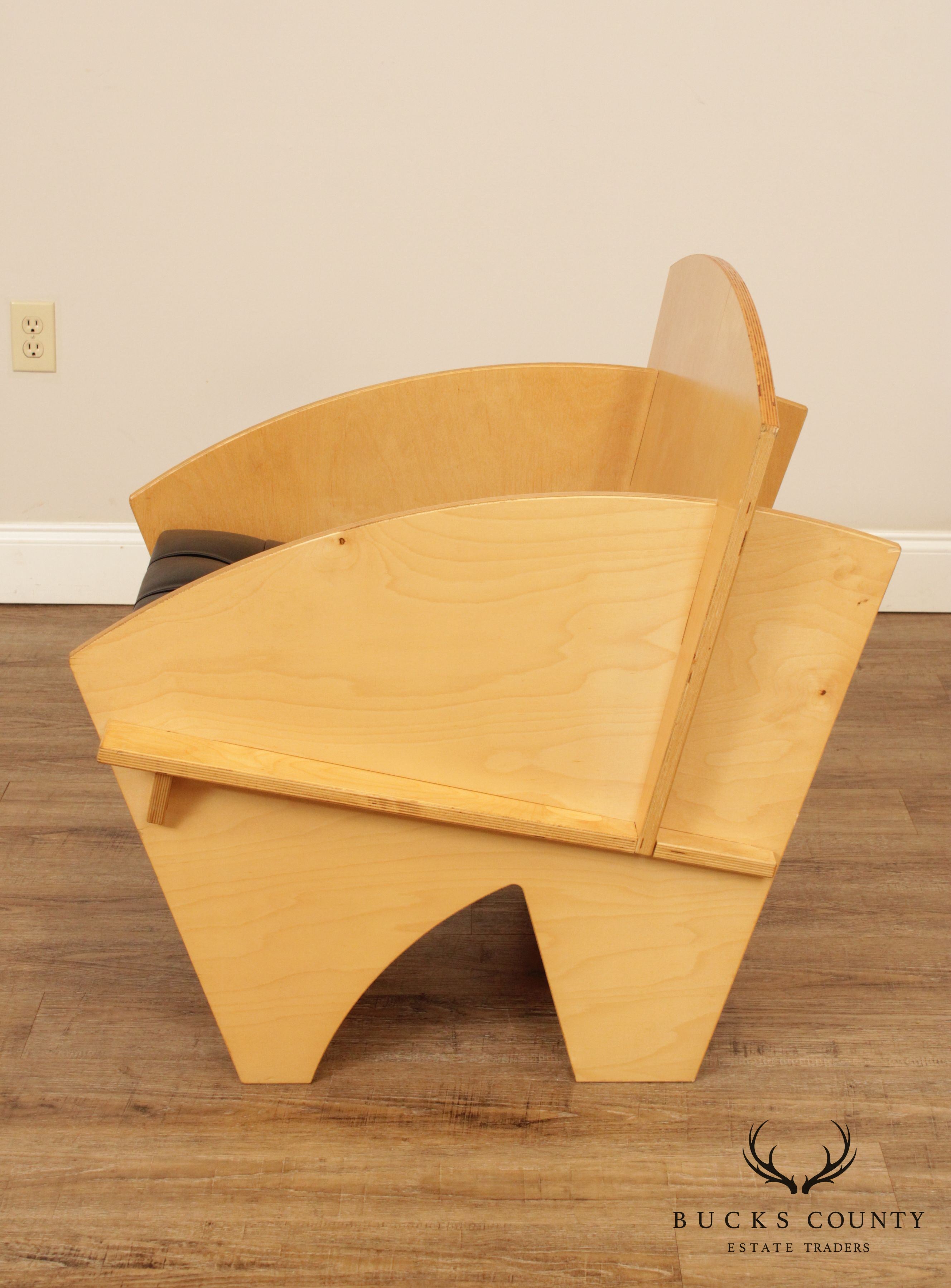 Mid Century Modern Plywood Lounge Chair After Ilonka Karasz