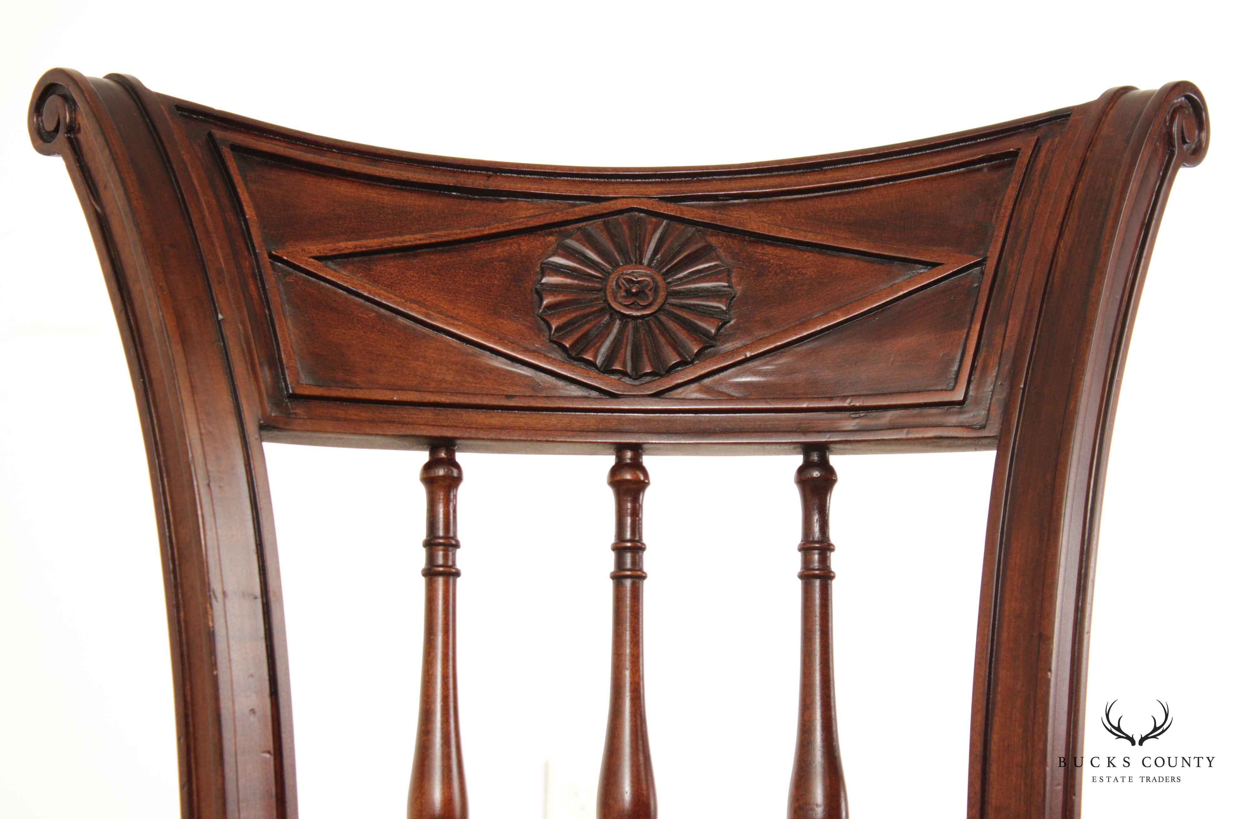 Hickory Chair Co. Regency Style Mahogany Side Chair