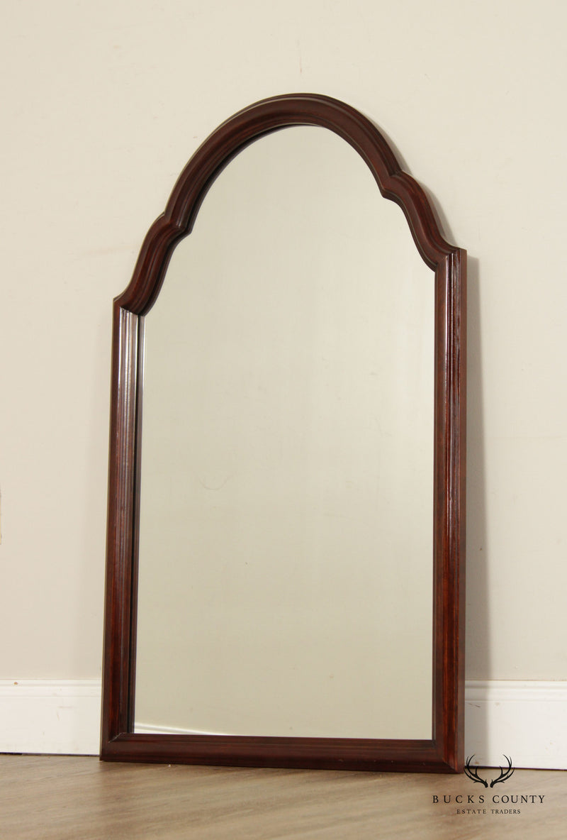 Queen Anne Style Mahogany Wall Mirror