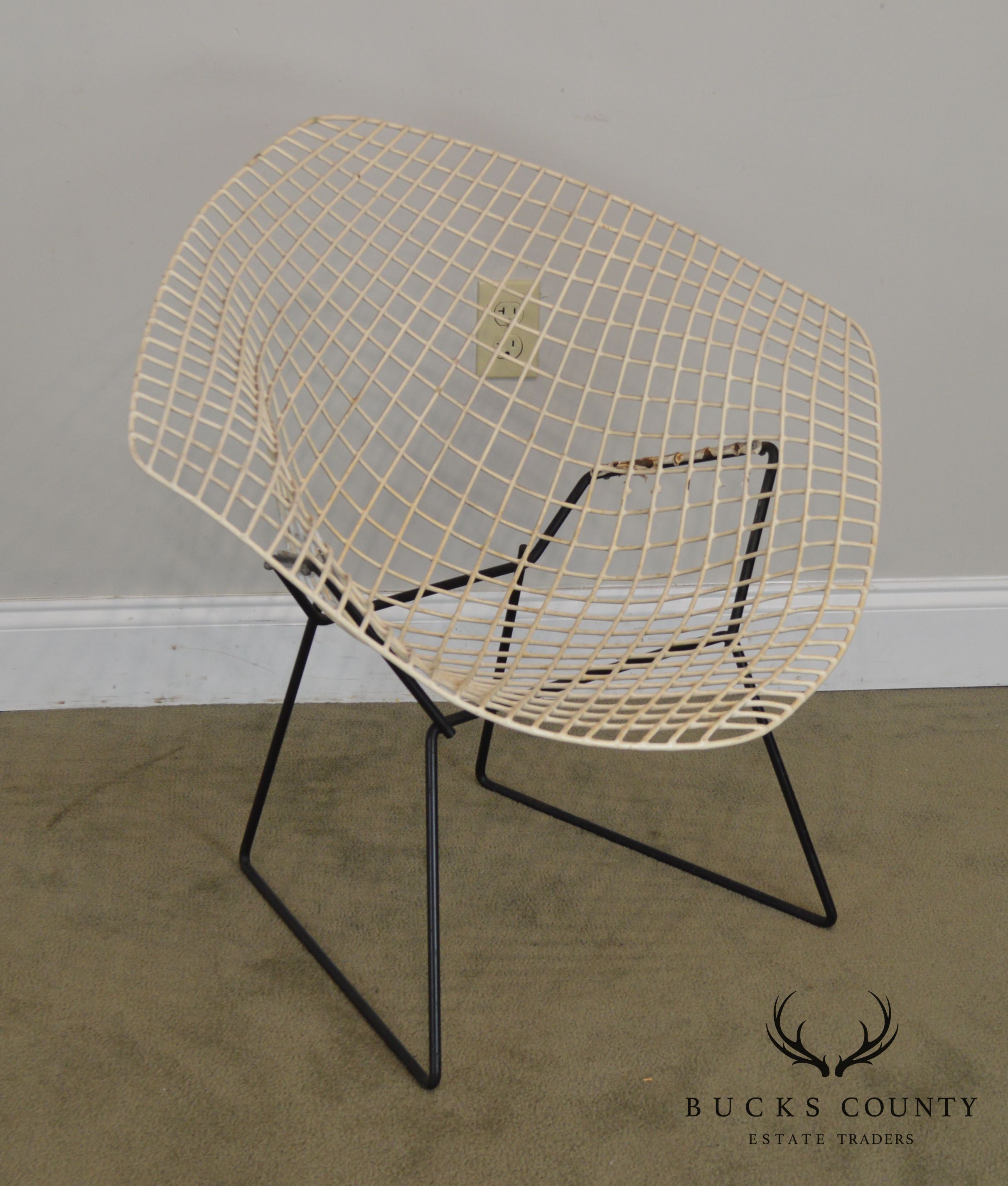 Knoll Mid Century Modern Bertoia Diamond Chair