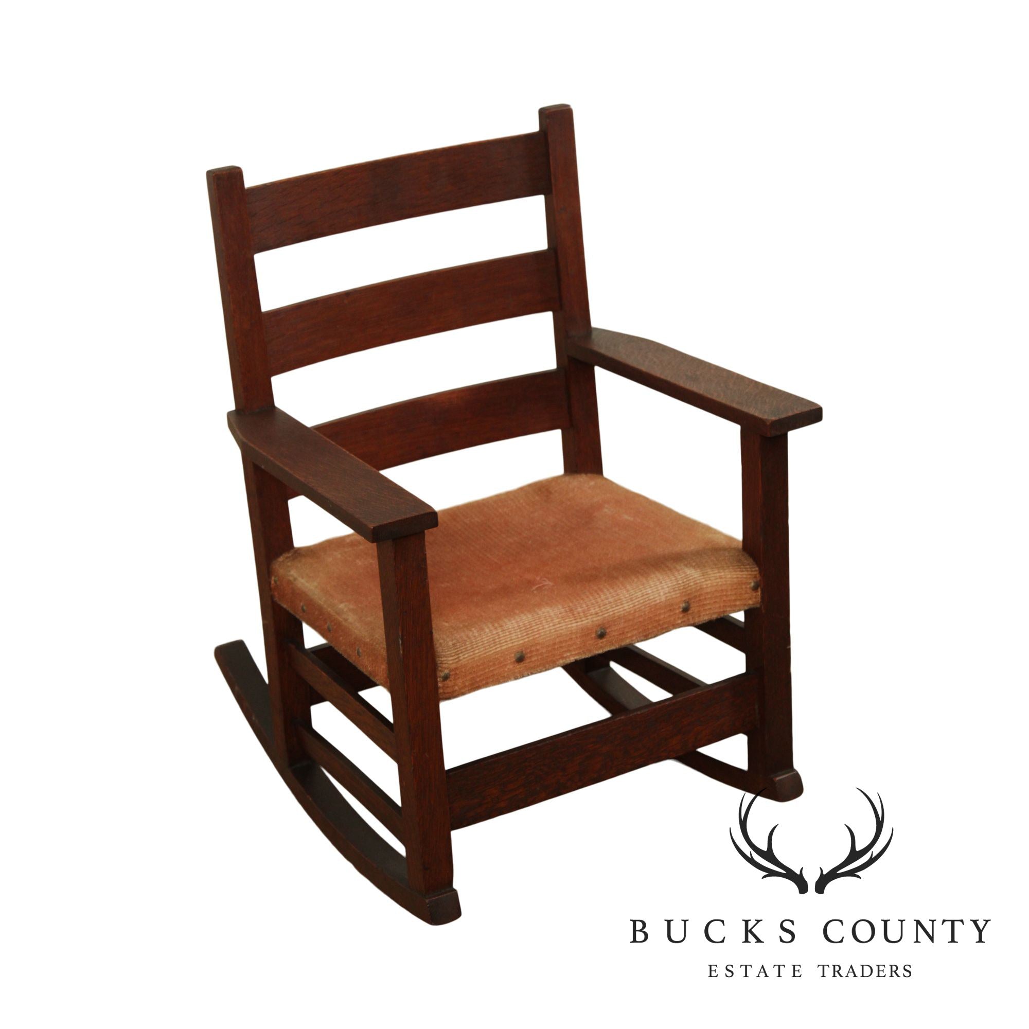 Gustav Stickley Antique Mission Oak Childs Rocker