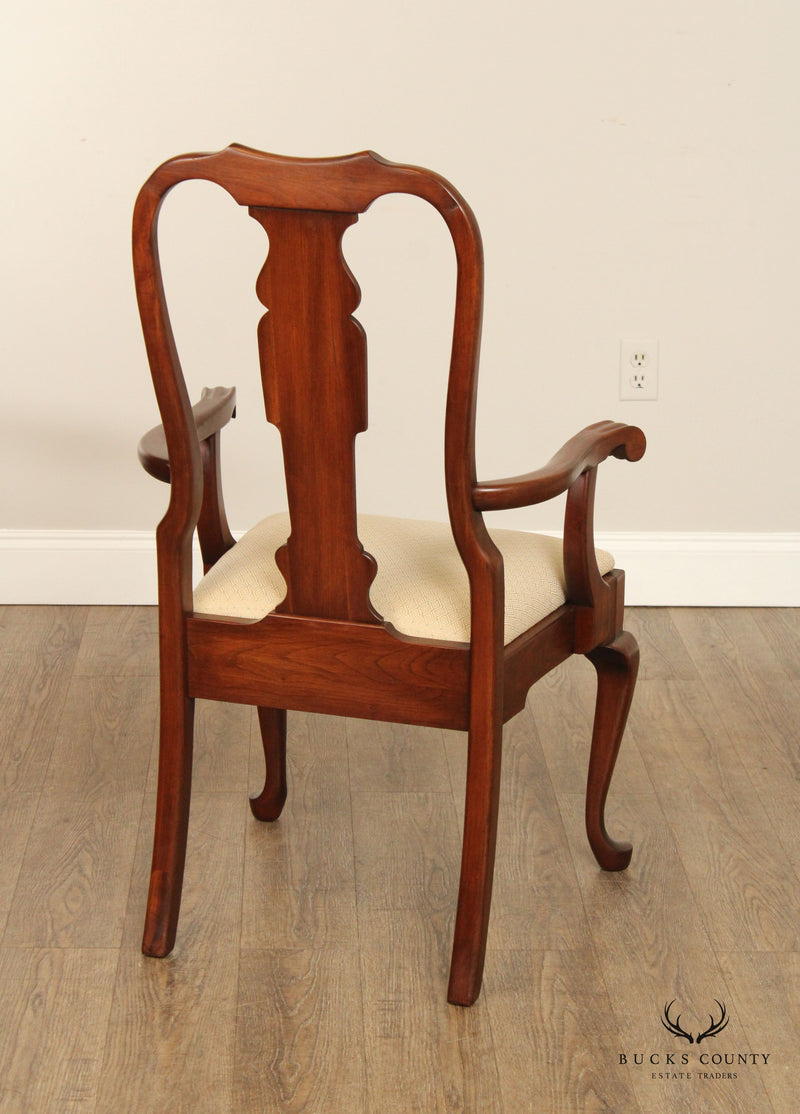 Pennsylvania House Solid Cherry Queen Anne Style Set Of Six Dining Chairs