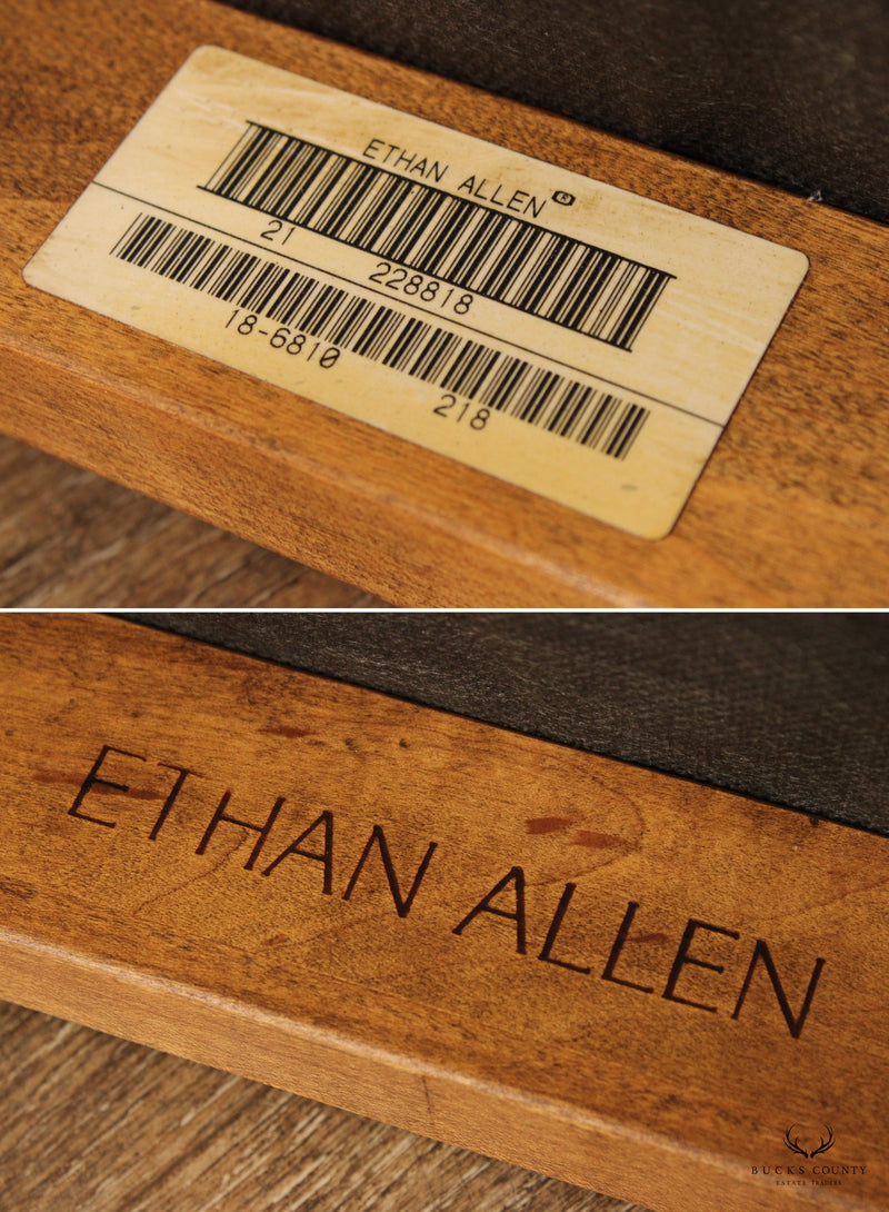 Ethan Allen 'Circa 1776' Set of Six Maple Dining Chairs