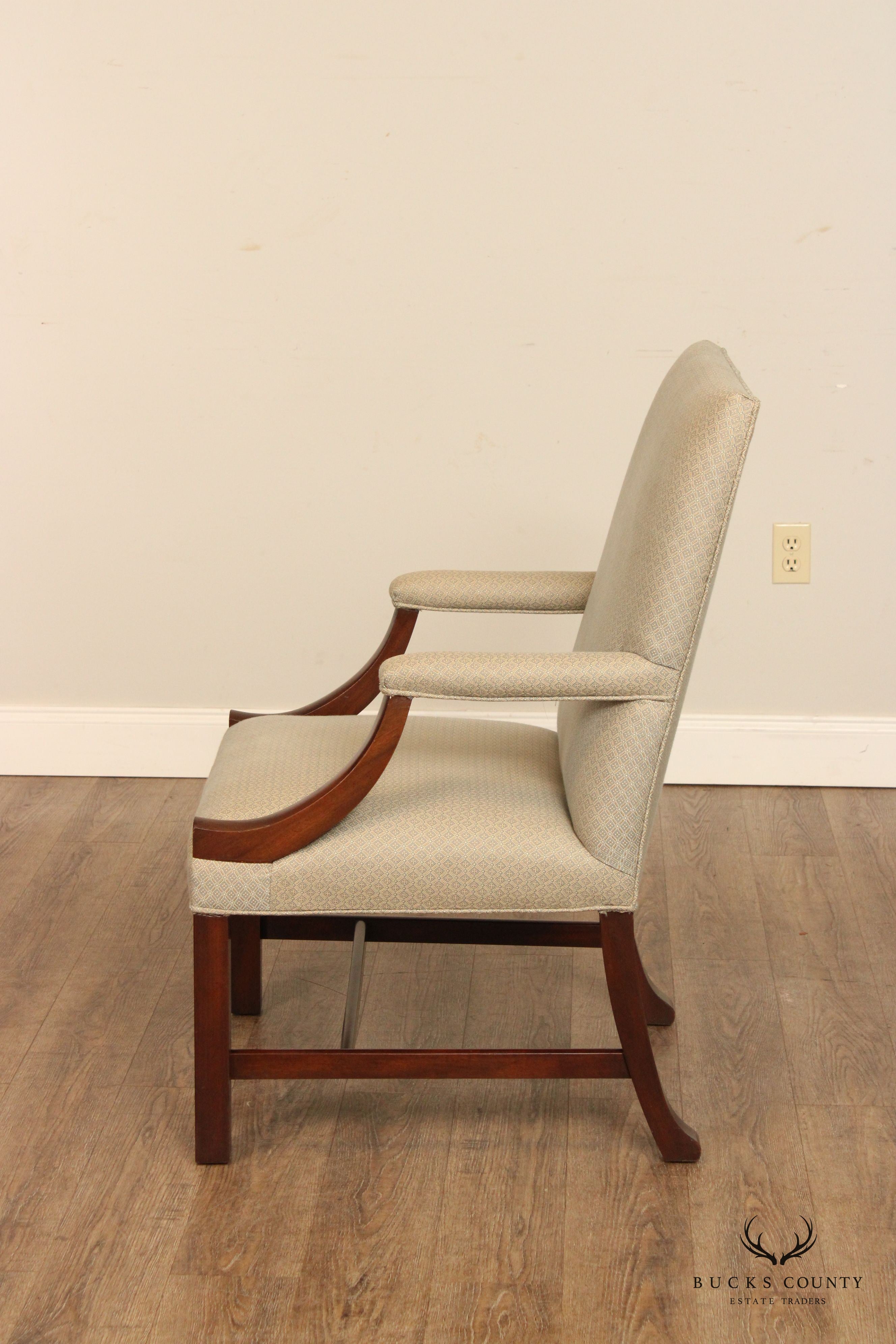 Federal Style Mahogany Open Armchair