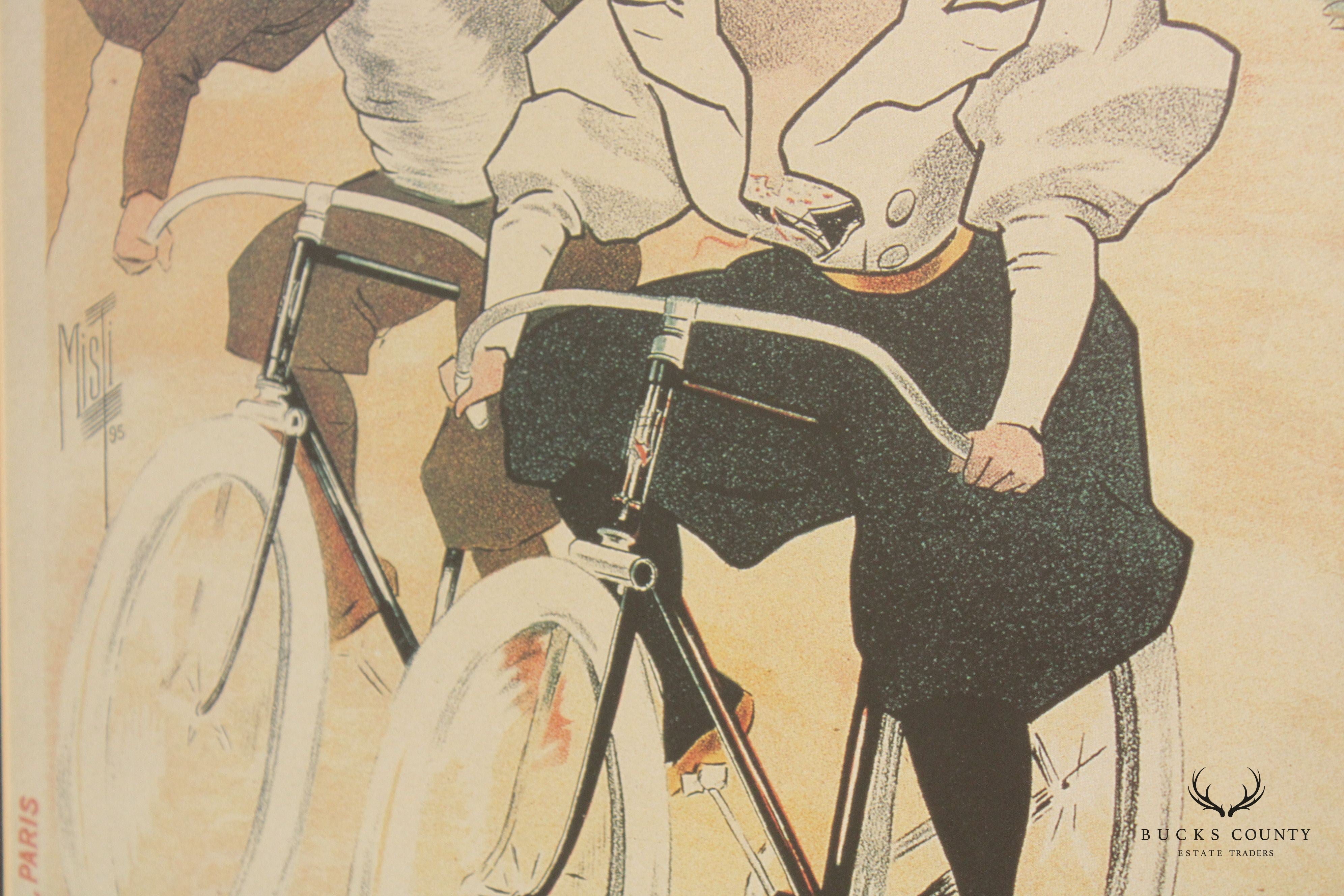 Vintage 'Cycles Gladiator Boul. Montmartre' Poster Print, After Ferdinand Misti-Mifliez