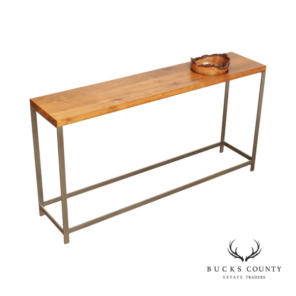 Studio Crafted 72-Inch Black Walnut Console Table