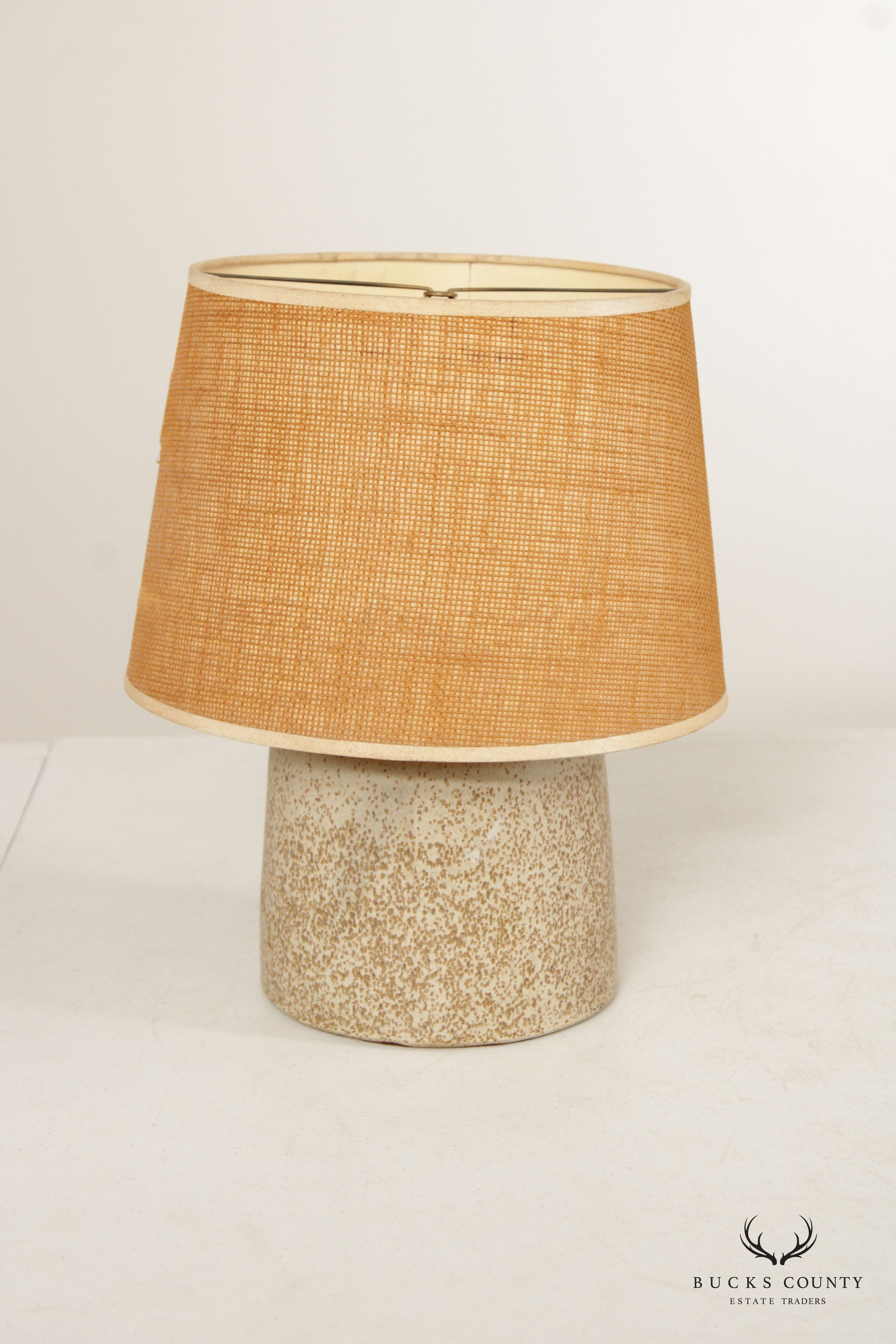 Jane and Gordon Martz Mid Century Modern Glazed Stoneware Table Lamp