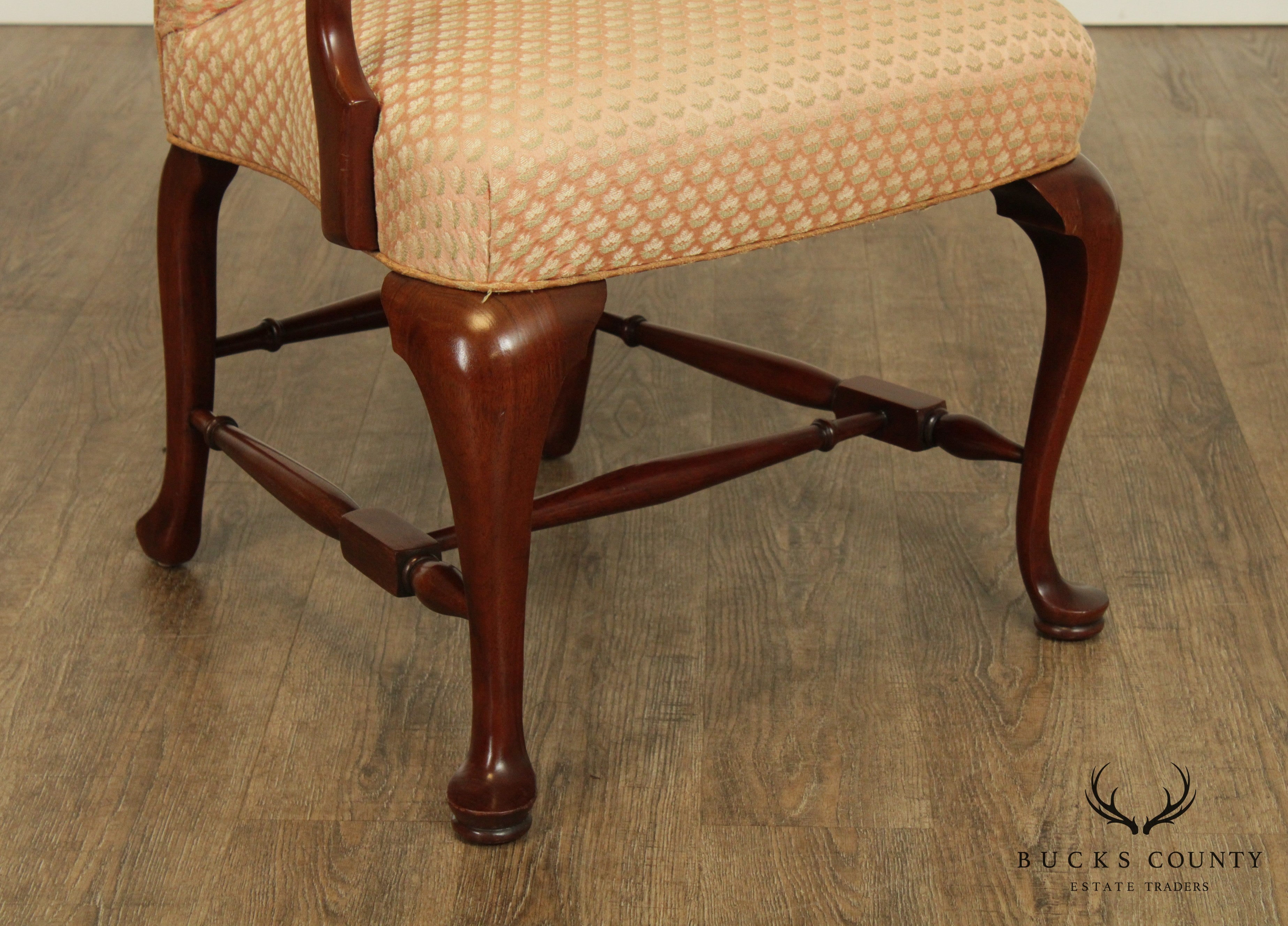 Southwood Mahogany Queen Anne Style Armchair