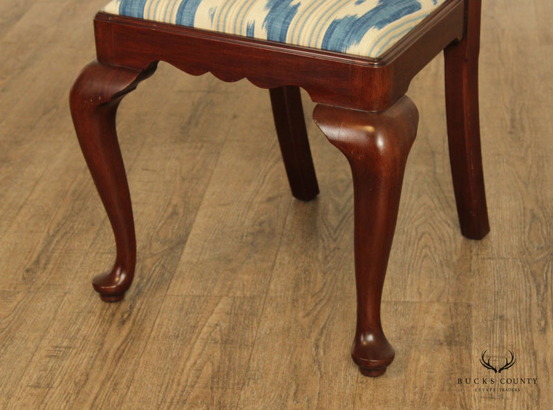 Henkel Harris Queen Anne Style Mahogany Dining Side Chair