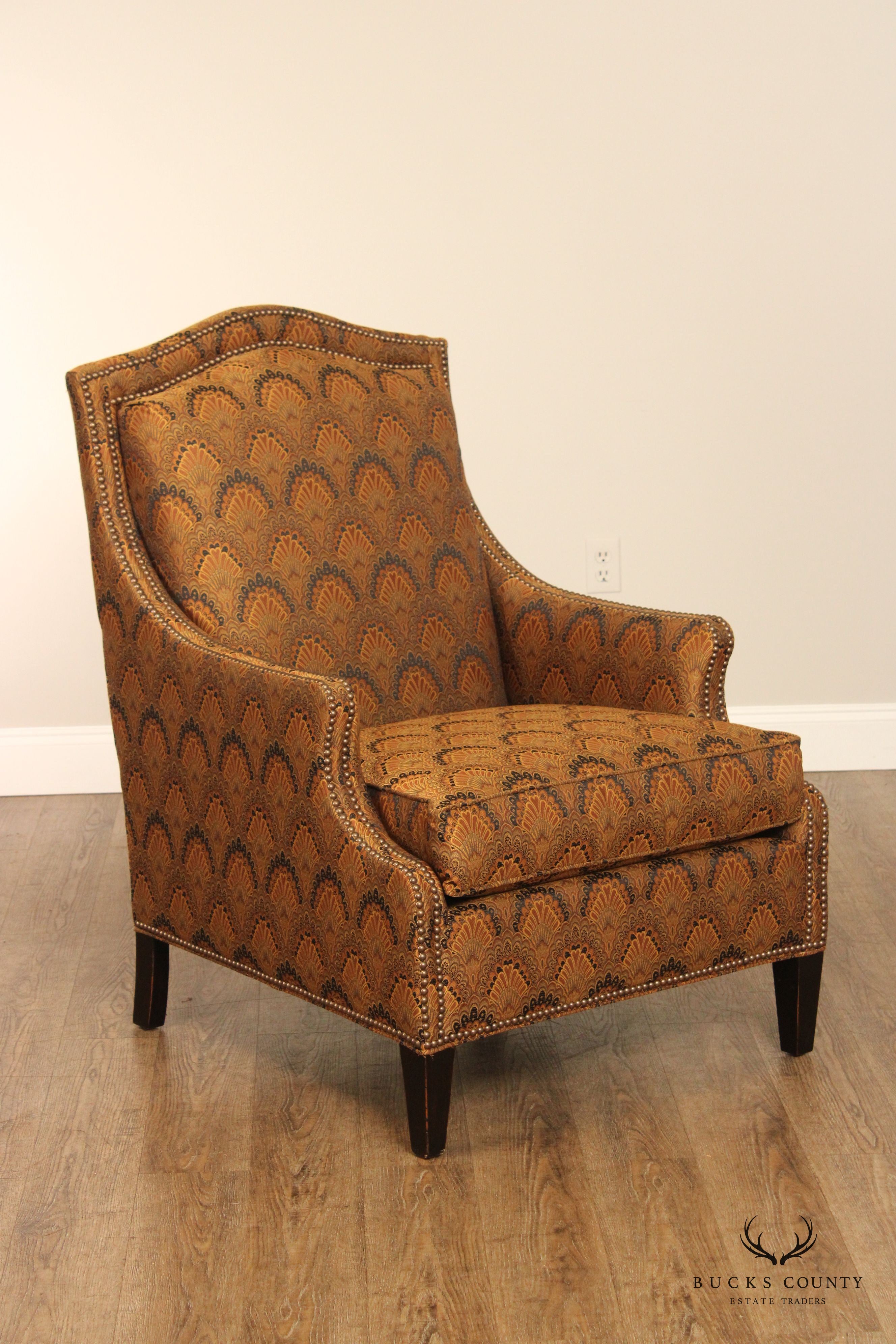 Fairfield Transitional Style Lounge Armchair