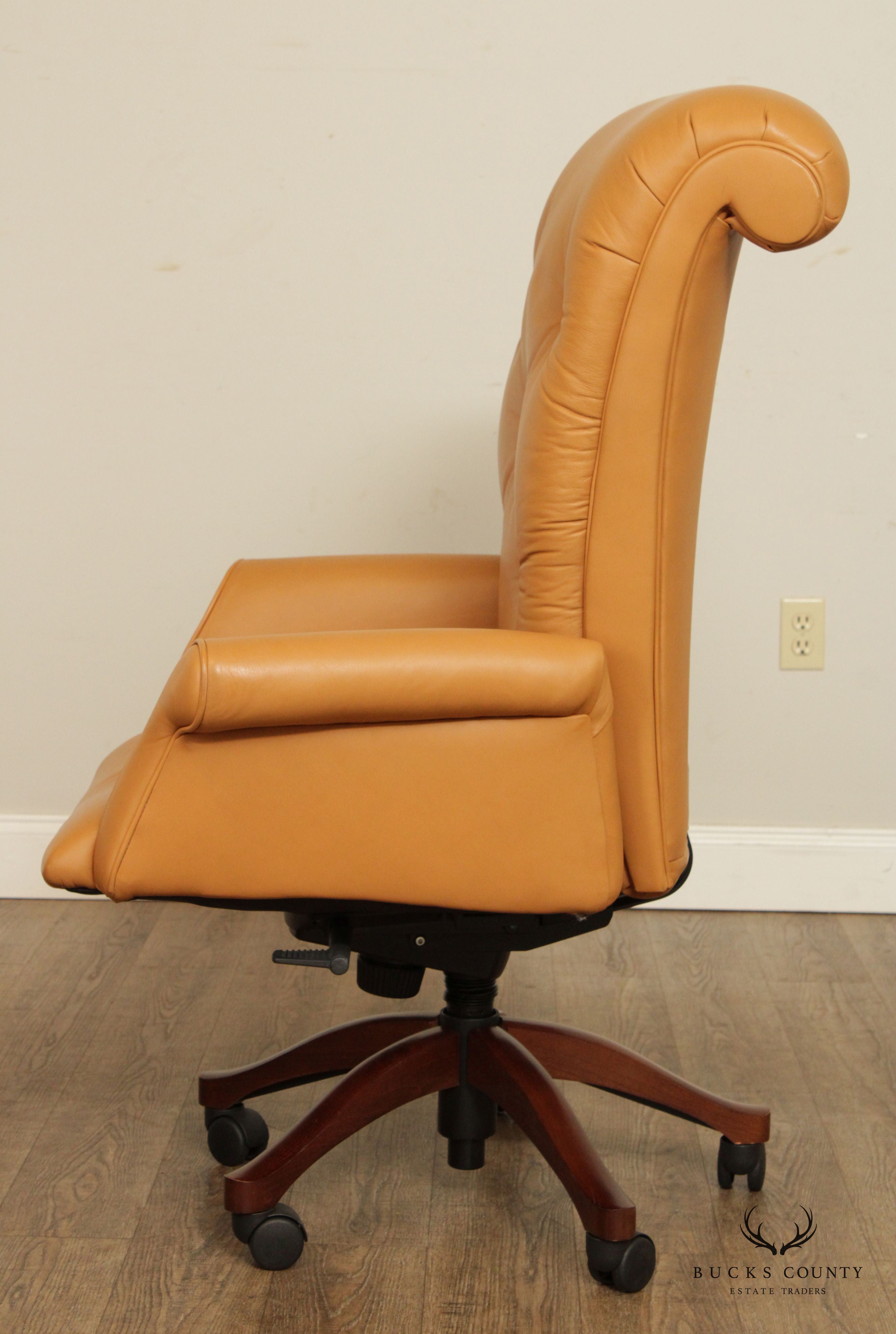 Leathercraft Tufted Leather Executive Office Armchair (M)