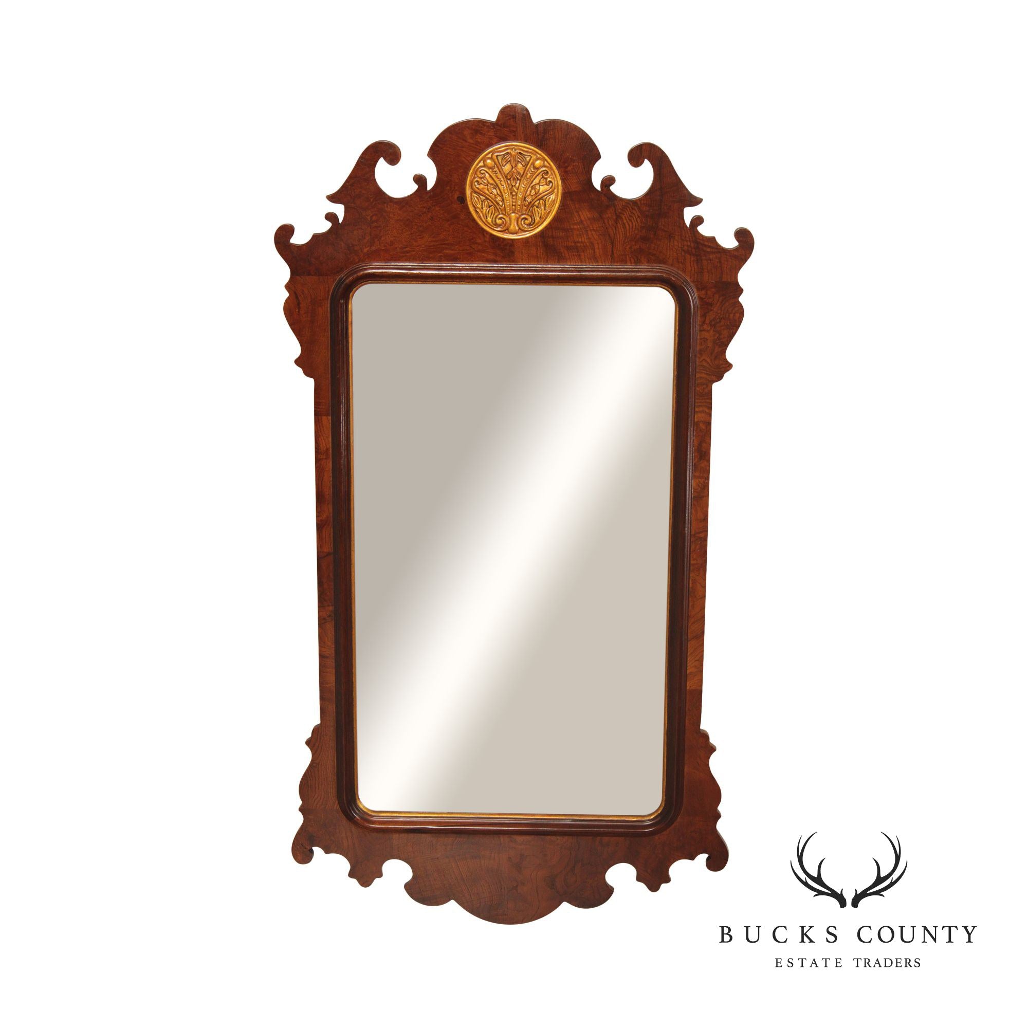 Henredon Chippendale Style Carved Mahogany 'Aston Court' Mirror