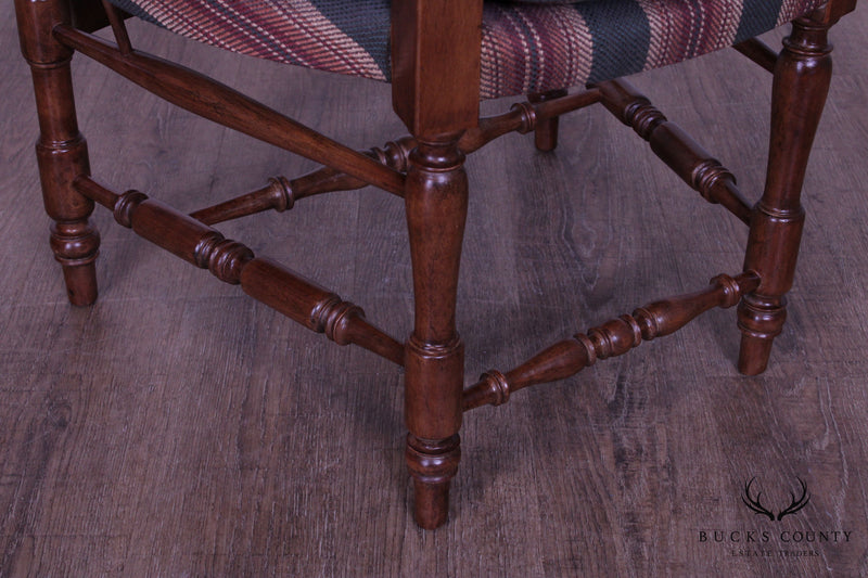 French Country Style Oak Ladderback Armchair
