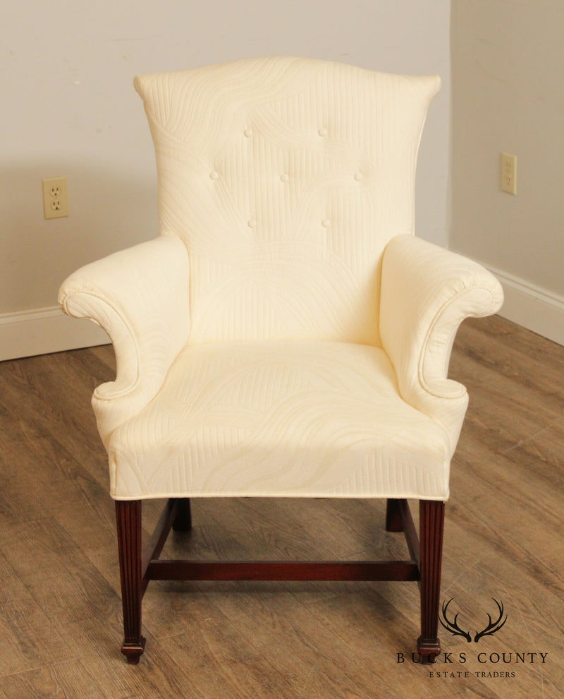 Federal Style Custom Upholstered Armchair