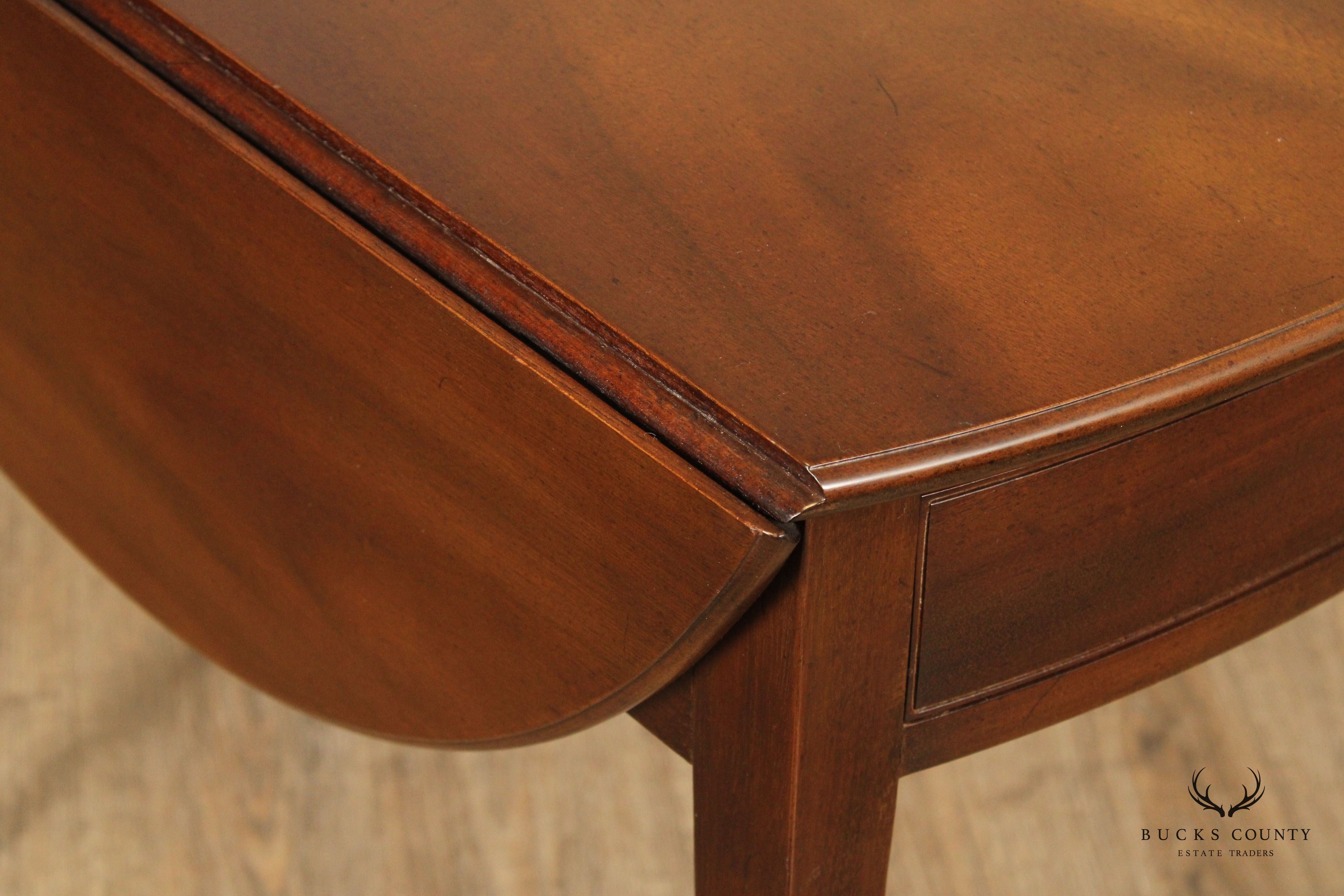 Kittinger Williamsburg Adaptation Mahogany Pembroke Side Table