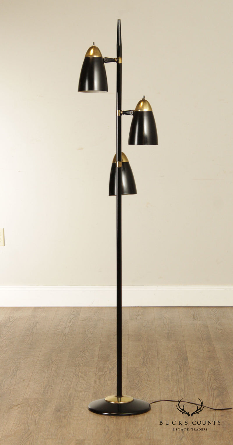 Mid Century Modern 3-Light Floor Lamp