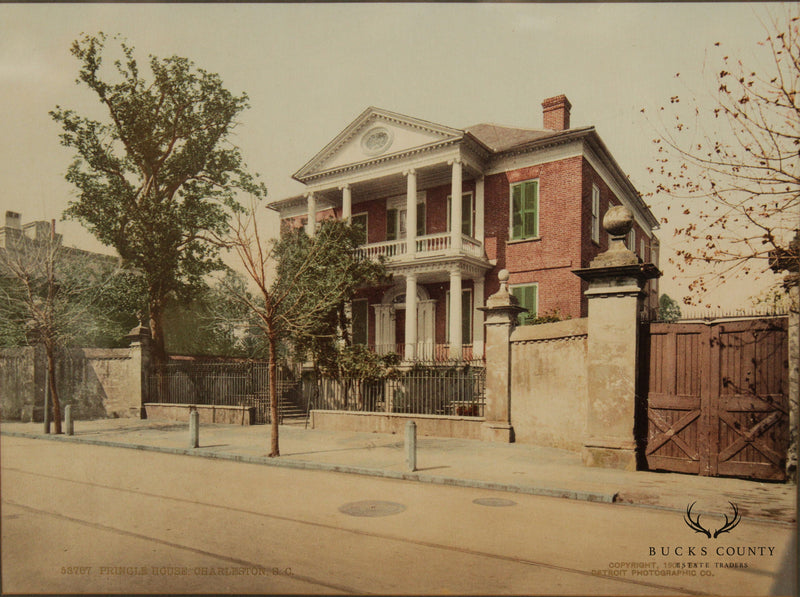 Antique Early 20th C. Historic Charleston South Carolina Photo Prints by Detroit Photographic Company