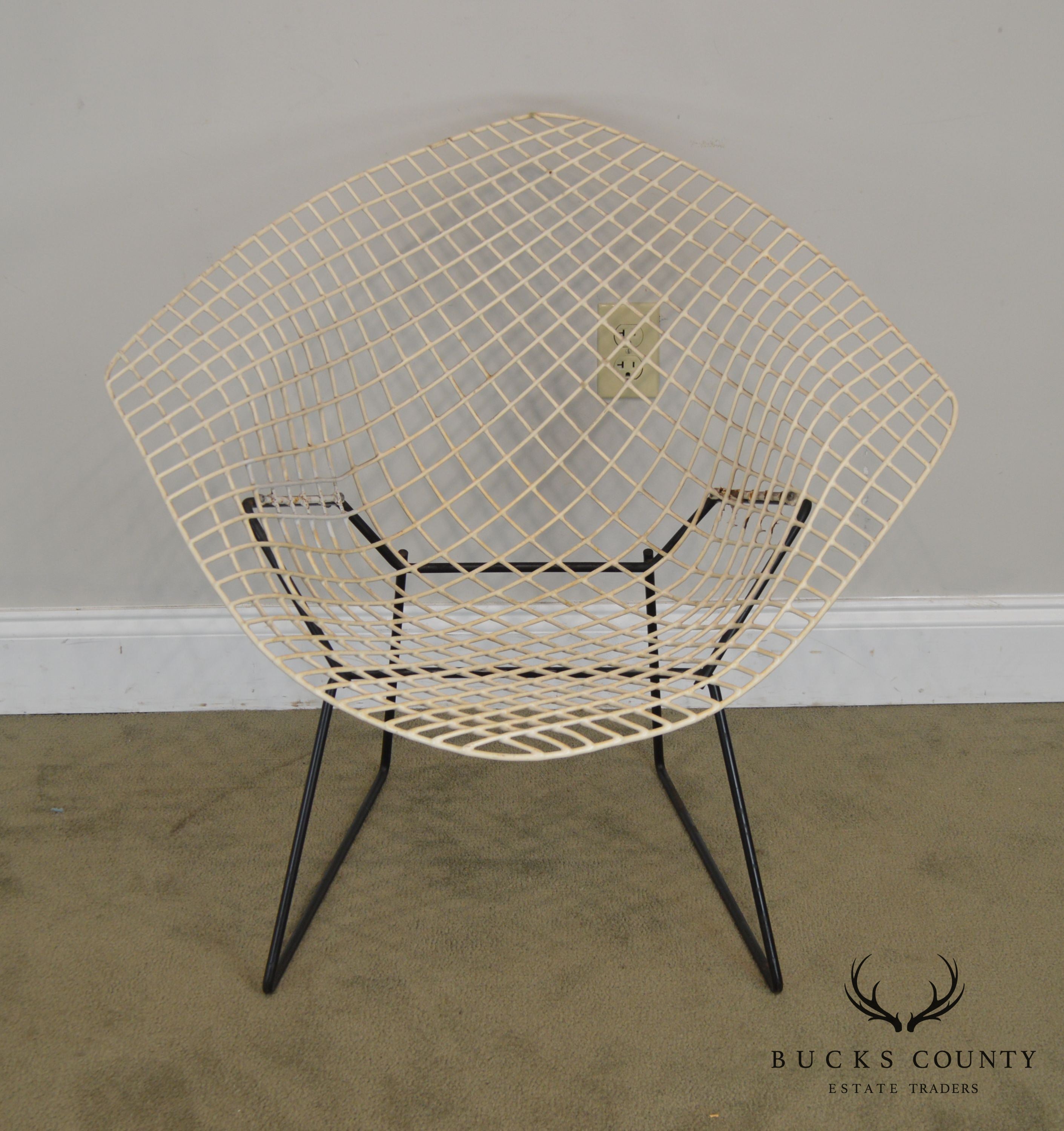 Knoll Mid Century Modern Bertoia Diamond Chair