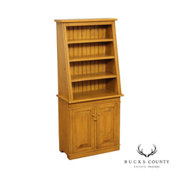 Jack B. Robinson Country Reproduction Yellow Bookcase Cupboard