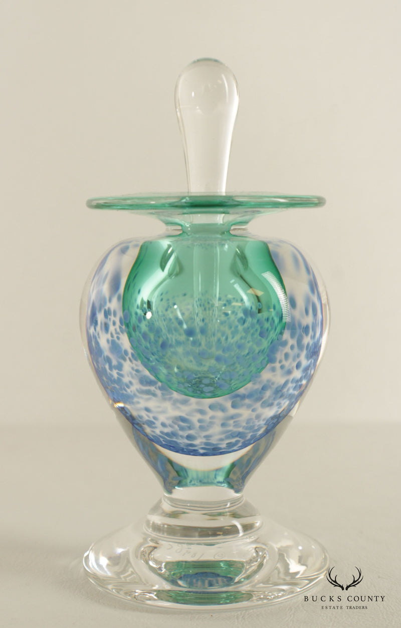 Young & Constantin Blown Glass Perfume Bottle