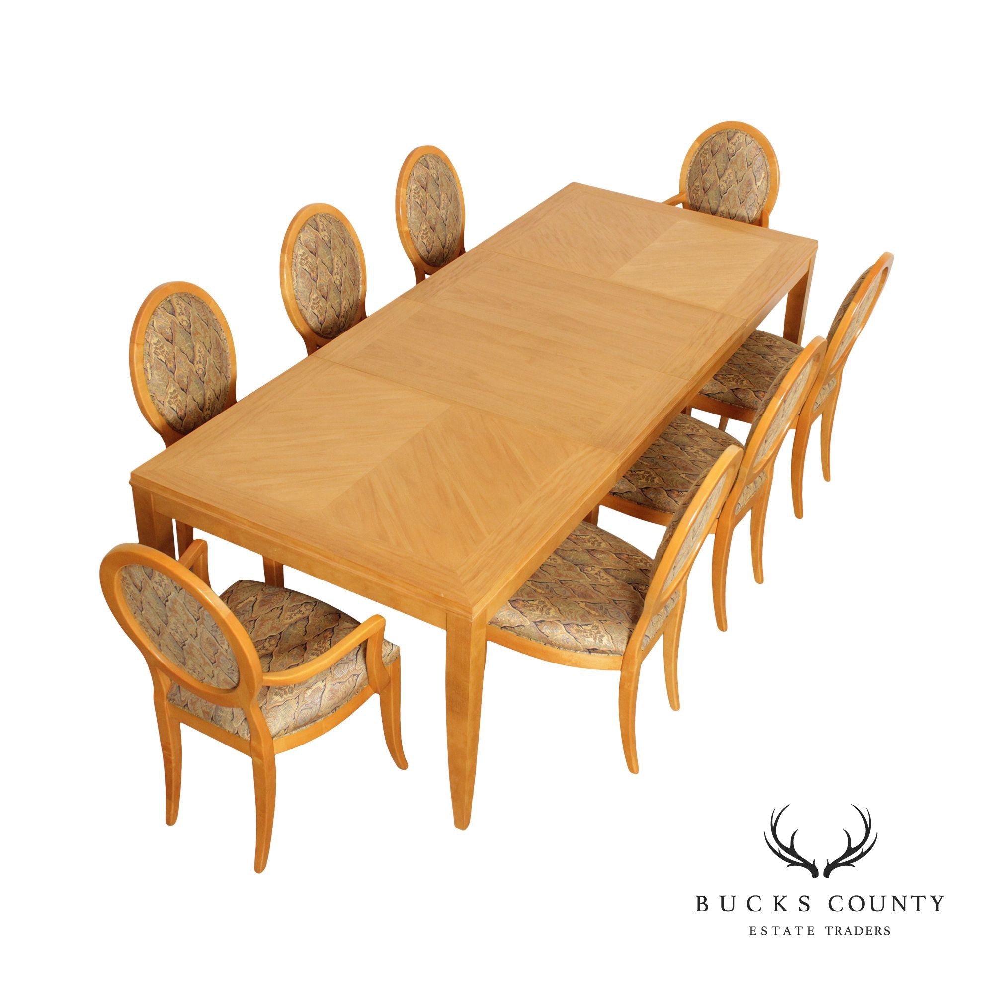 Ethan Allen 'Radius' Maple Dining Set