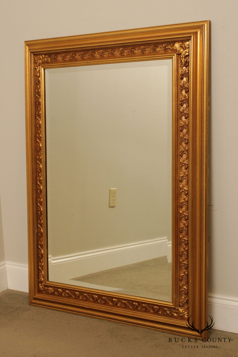 Quality Gold Frame Beveled Wall Mirror