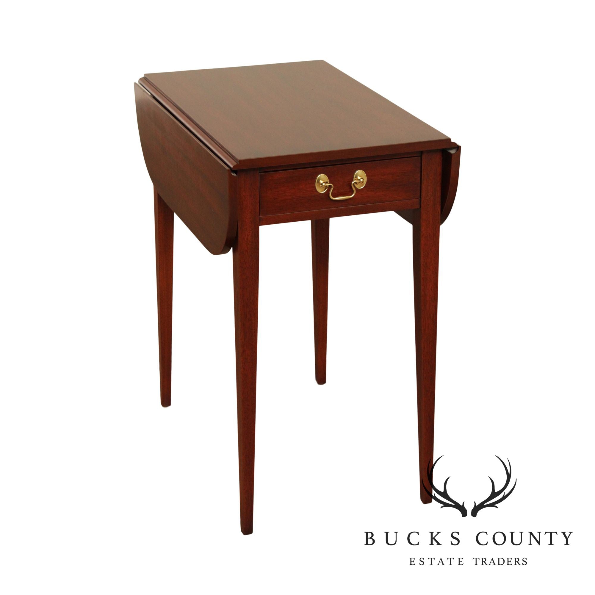 Henkel Harris Mahogany Drop Leaf Pembroke Table (B)