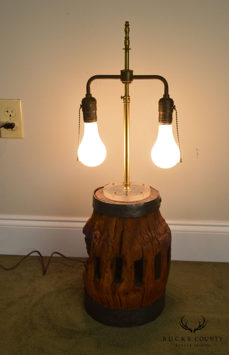 Vintage Tree Form Table Lamp