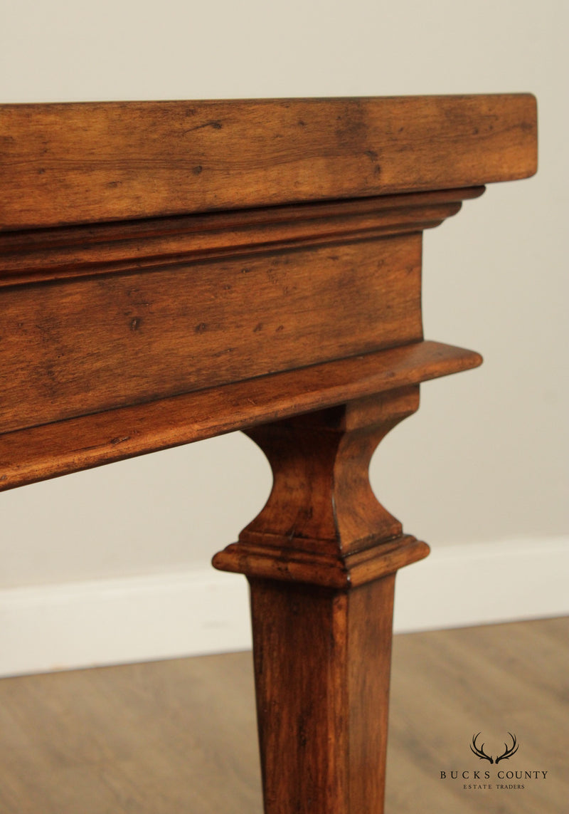 French Louis XVI Style Carved Console Table