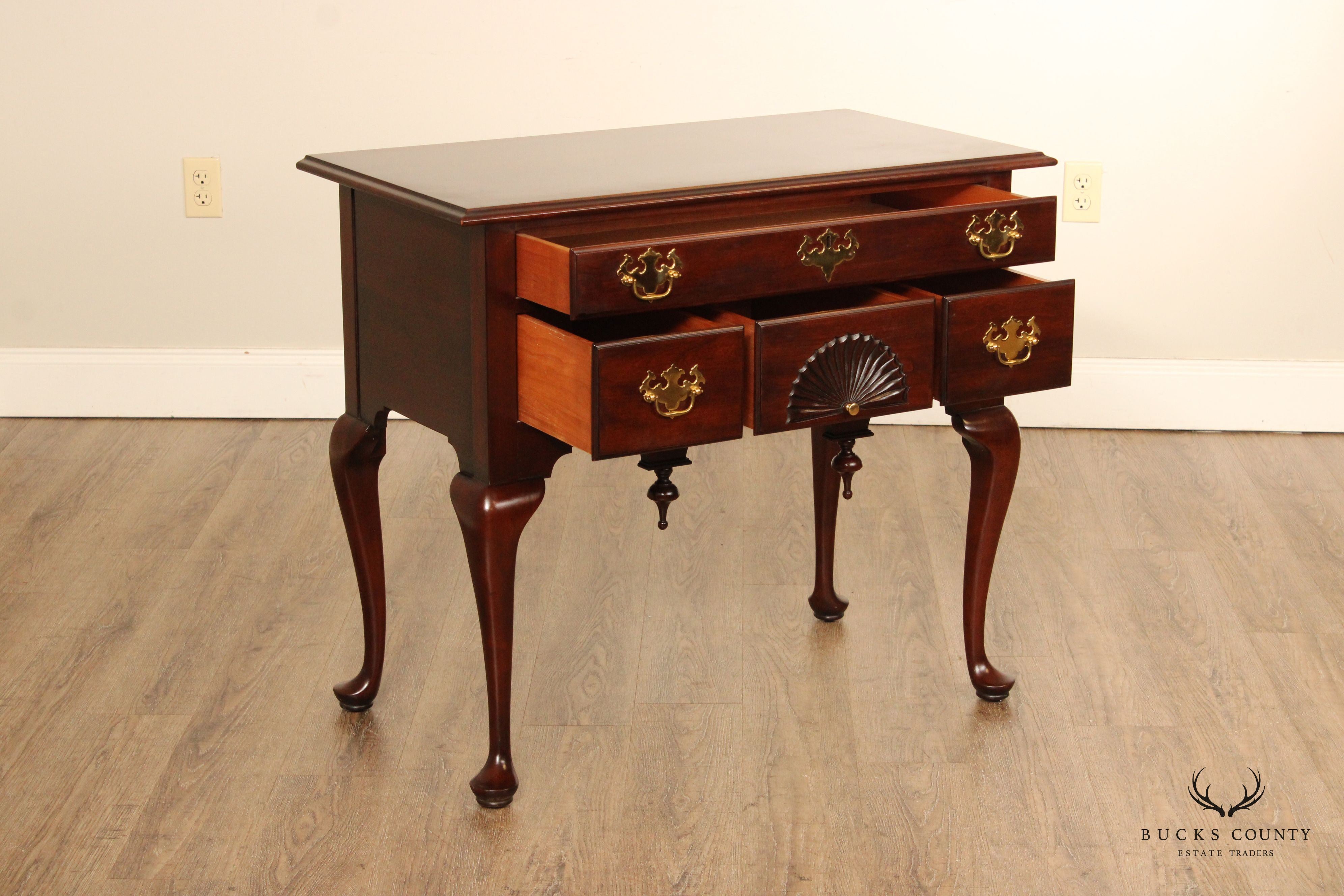 Statton Private Collection Queen Anne Style Cherry Lowboy