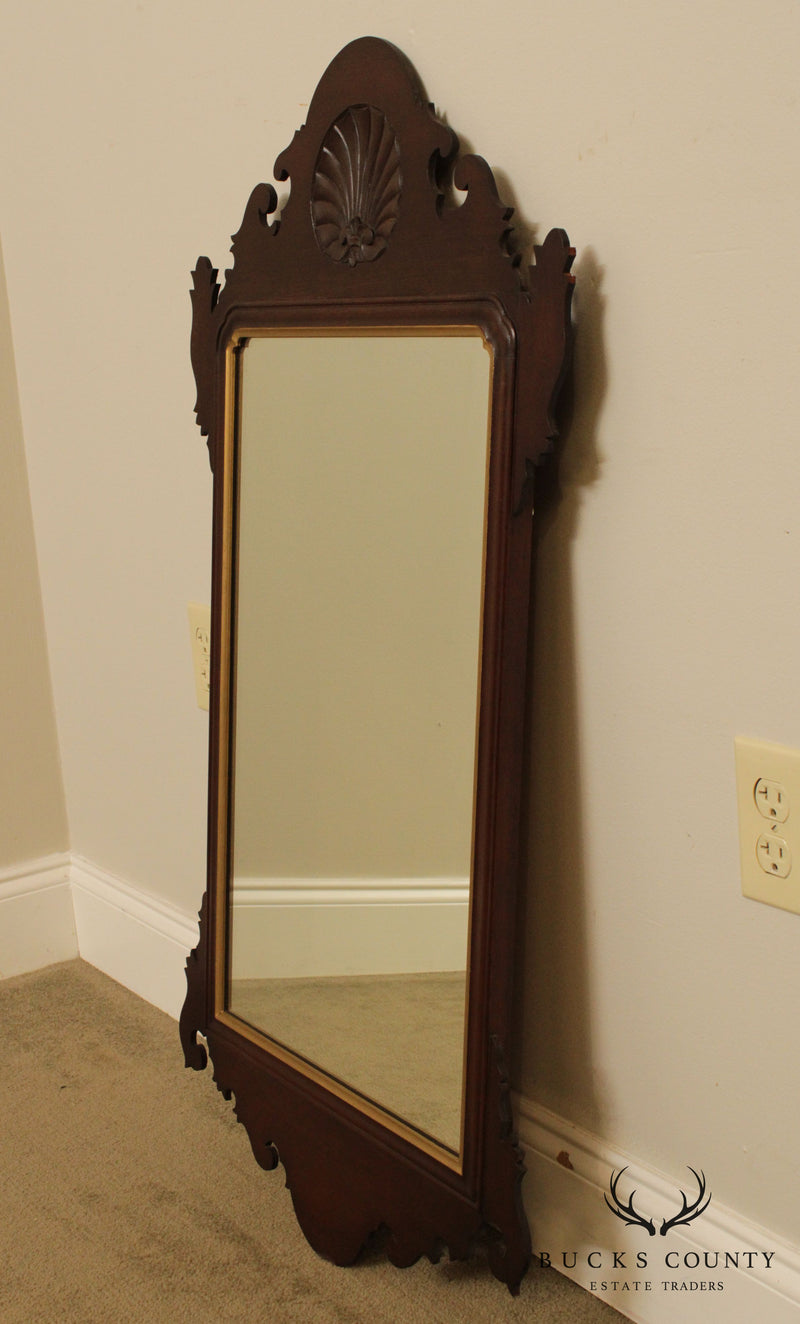 Albert Cooper Hand Crafted Chippendale Style Mahogany Mirror