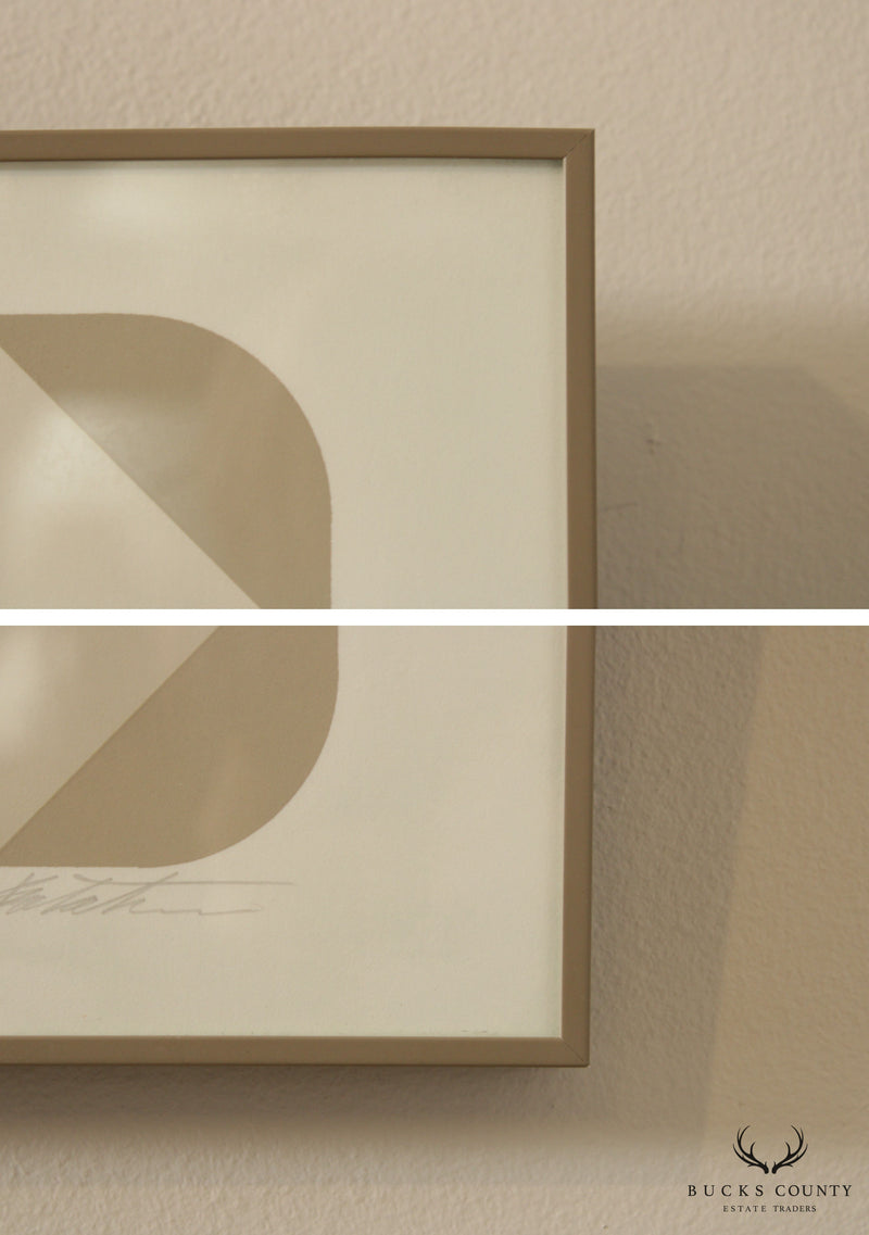 Marko Spalatin 'Xiphias' Geometric Abstraction Serigraph Print