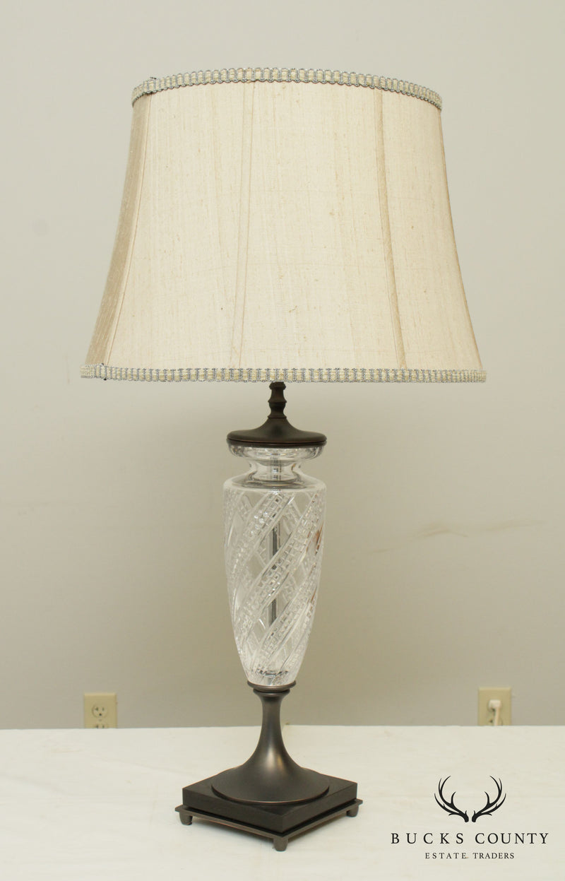 Waterford Crystal Table Lamp with Shade