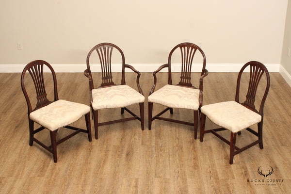Georgian Style Set of Four Mahogany Dining Chairs
