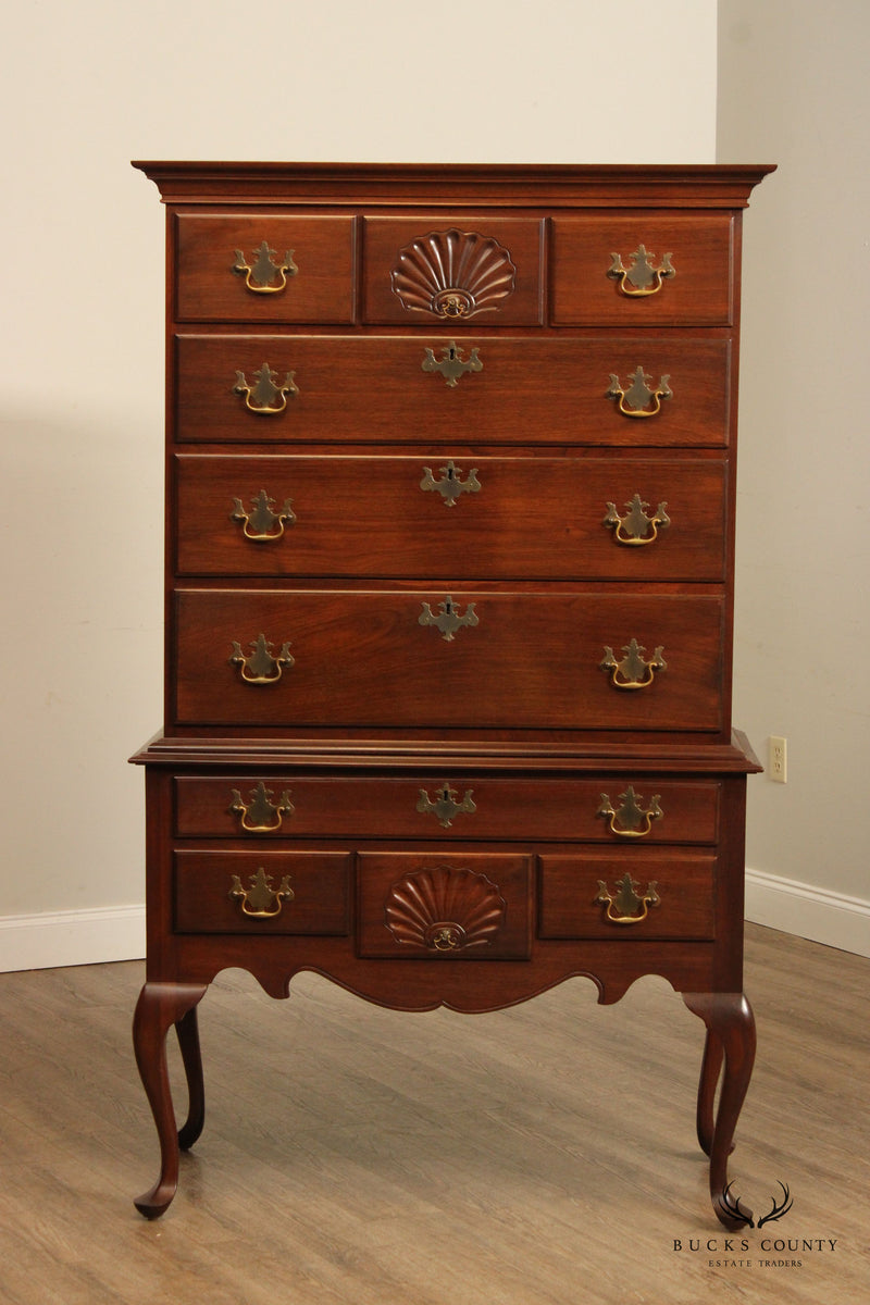 Alvin Rothenberger Bench Made Queen Anne Style Mahogany Highboy