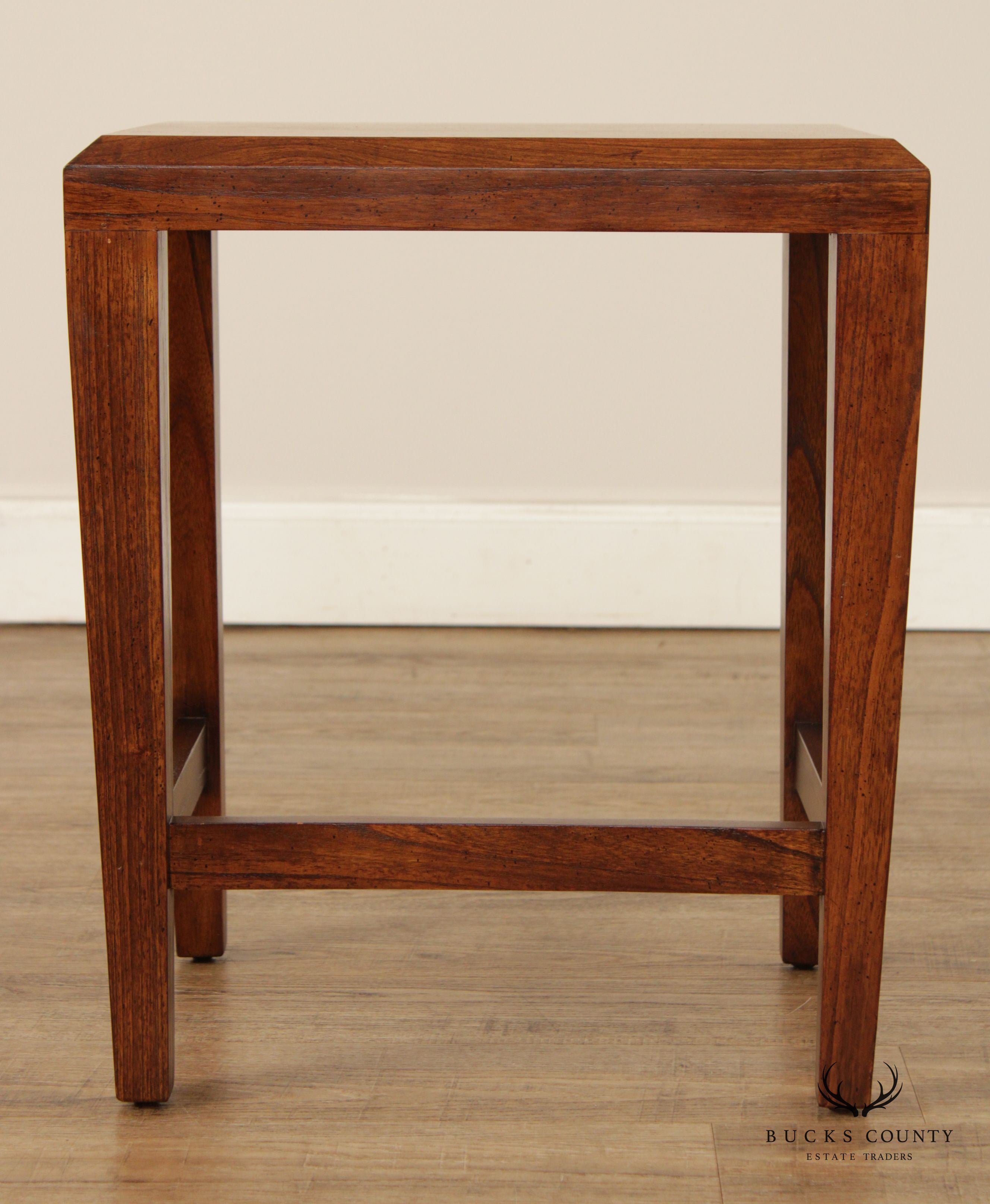 Crate & Barrel Contemporary Wood End Table