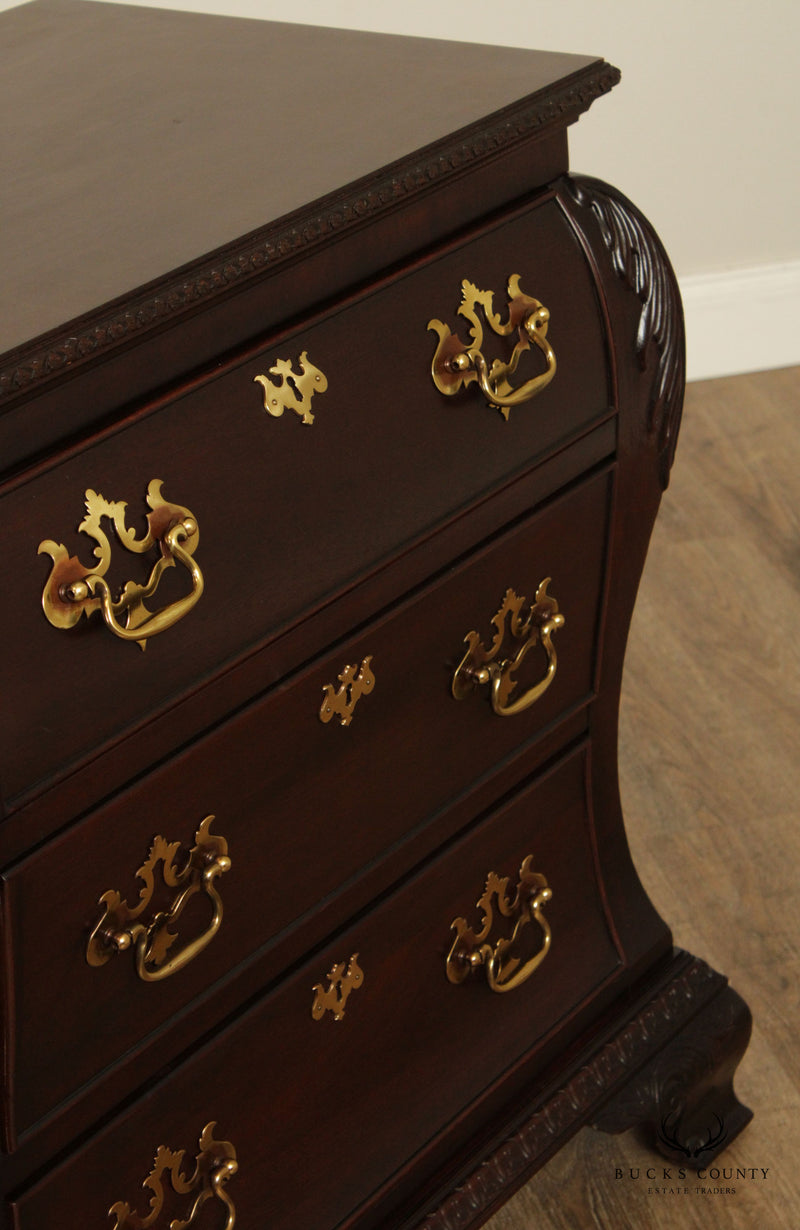 Century Claridge Collection Mahogany Bombe Triple Dresser