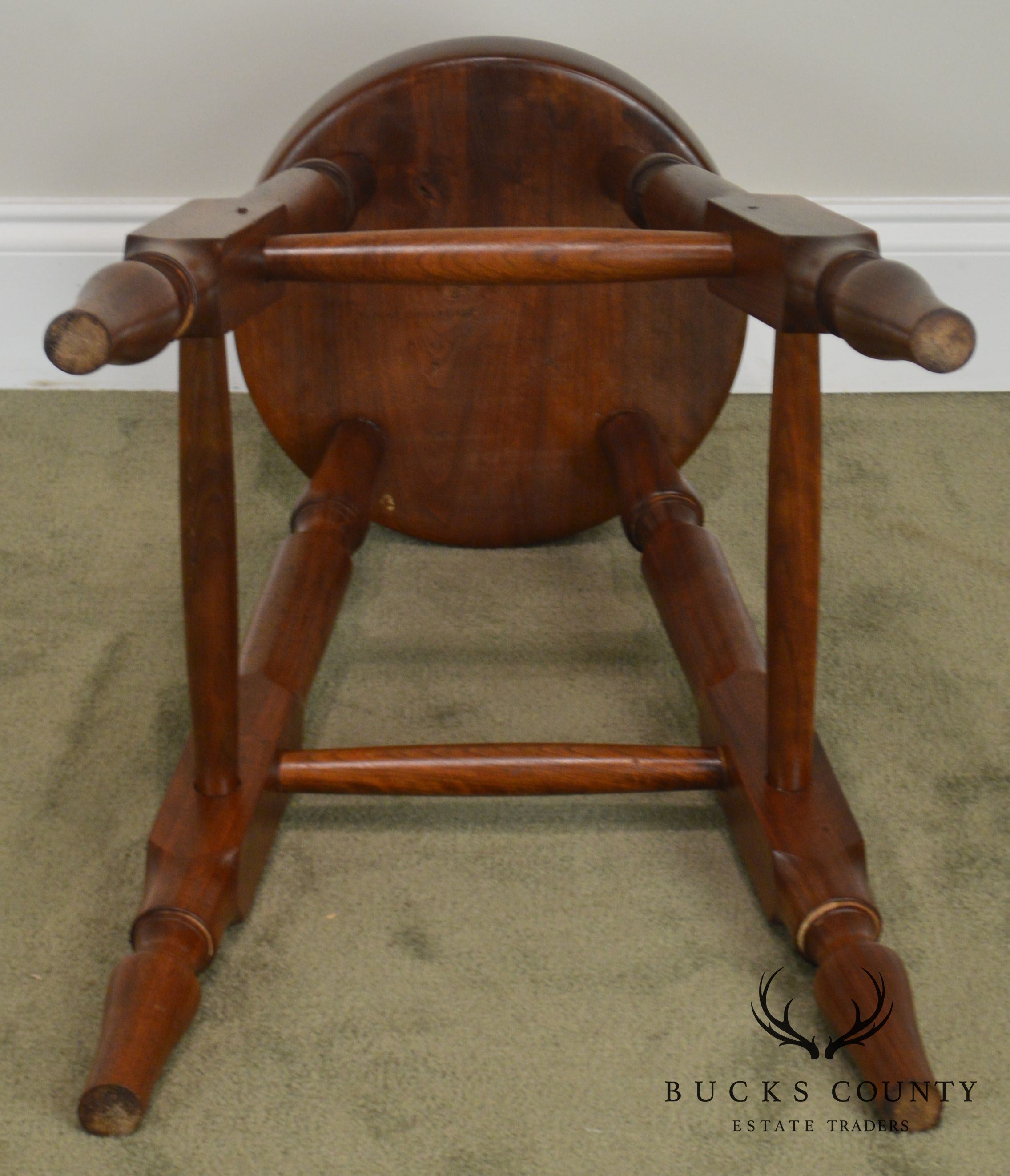 Wynnewood Woodworks Hand Crafted Solid Walnut Bar Stool