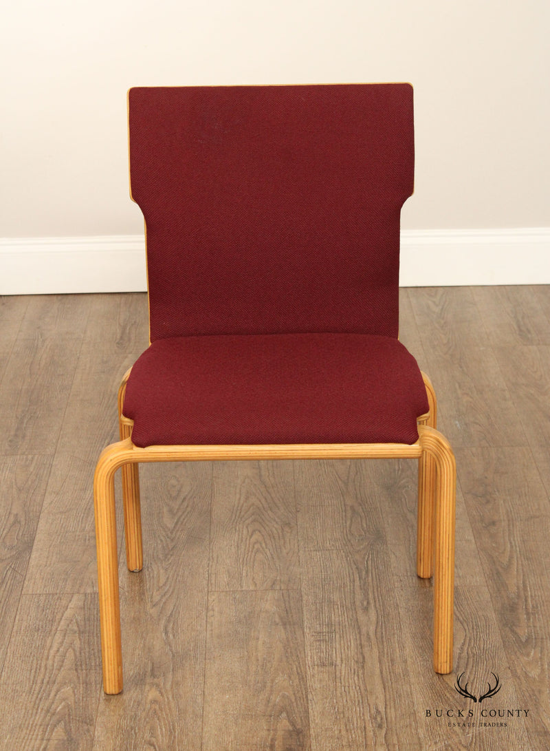 Sauder Designare International Mid Century Modern Set of Four Bentwood Chairs