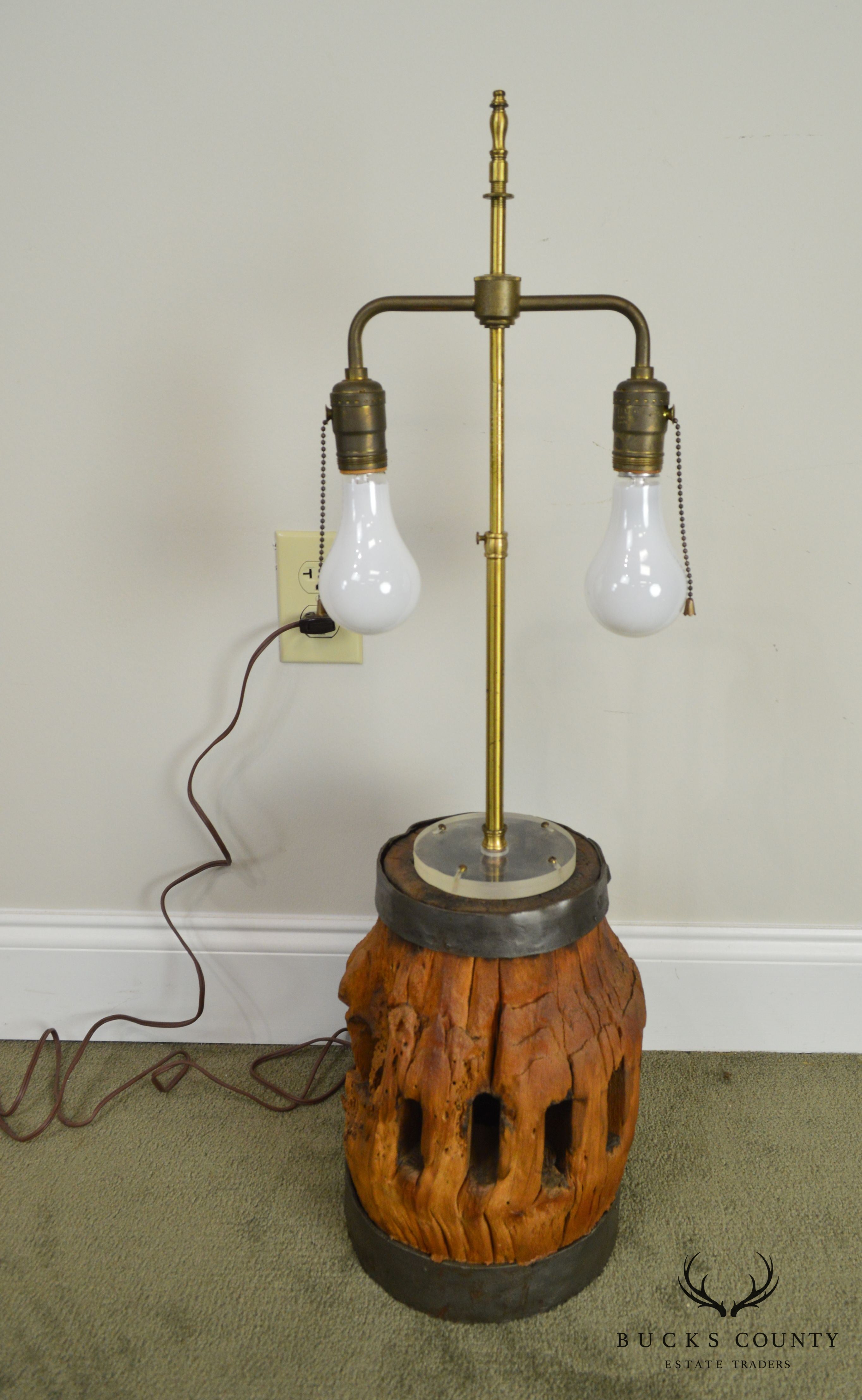 Vintage Tree Form Table Lamp