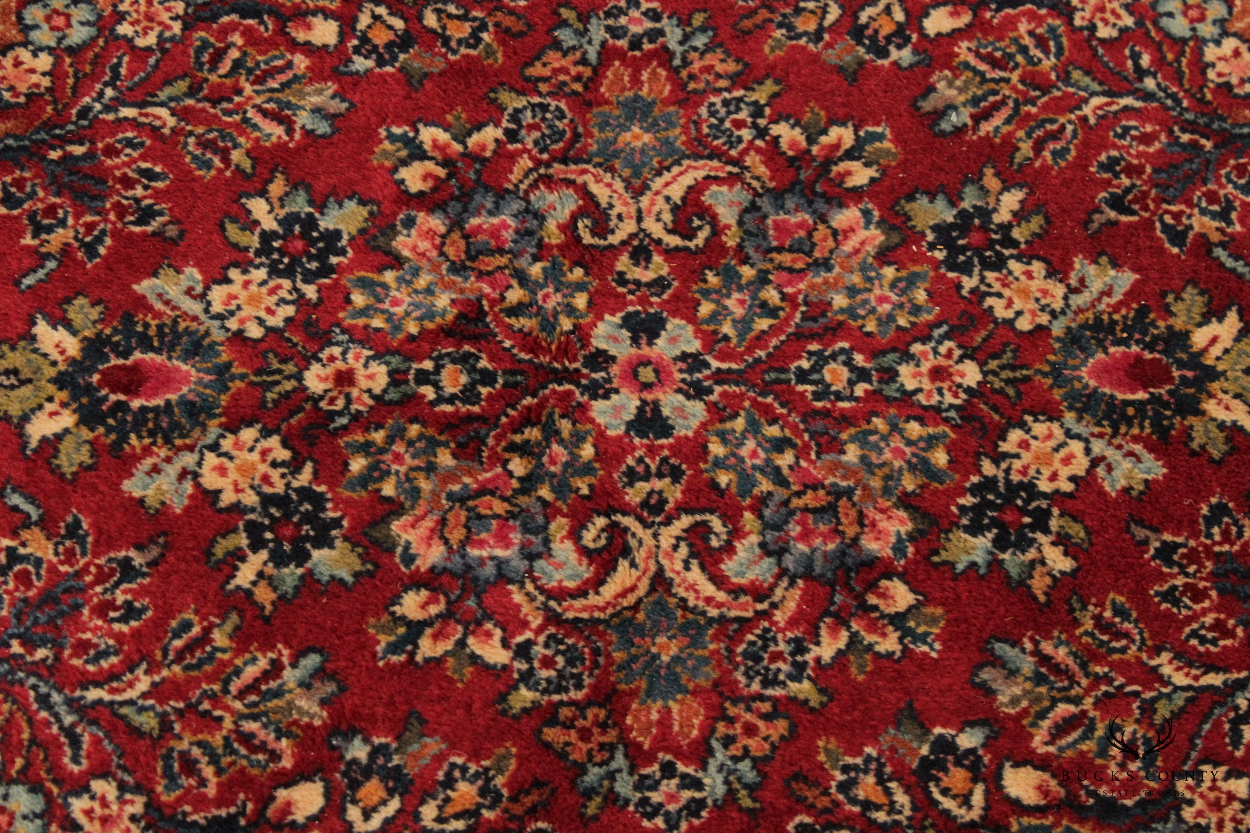 Karastan Red Sarouk 8.8 x 12 Wool Area Rug