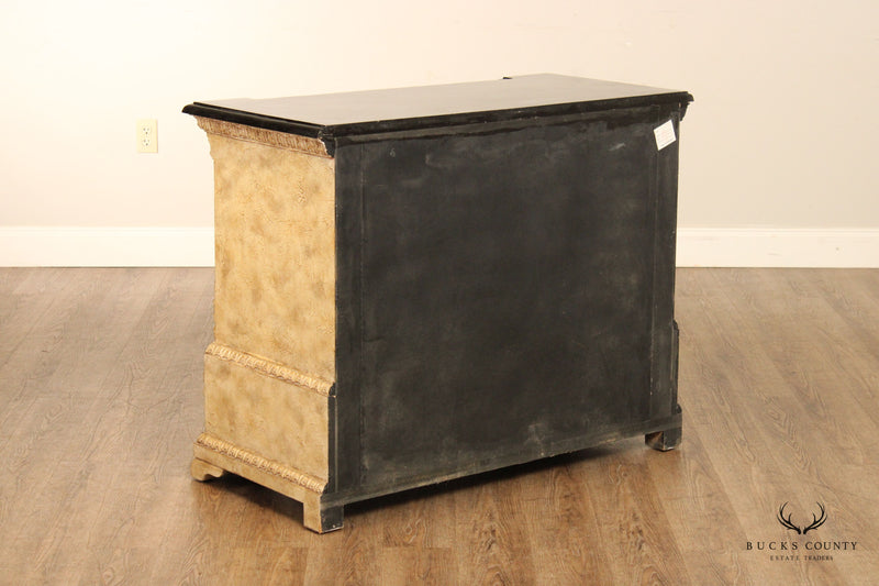 Italian Renaissance Style Tessellated Marble Top Commode
