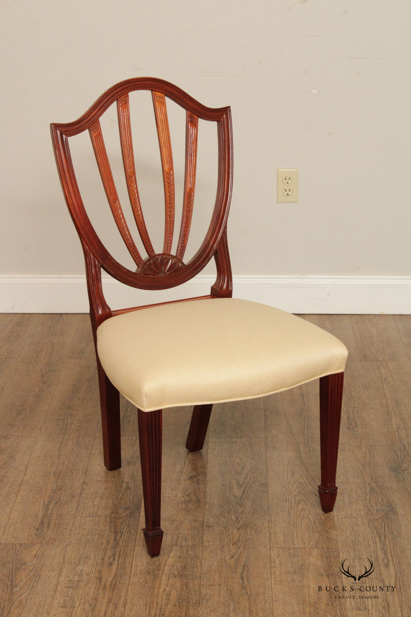 Baker Furniture Historic Charleston Set Eight Mahogany Dining Chairs