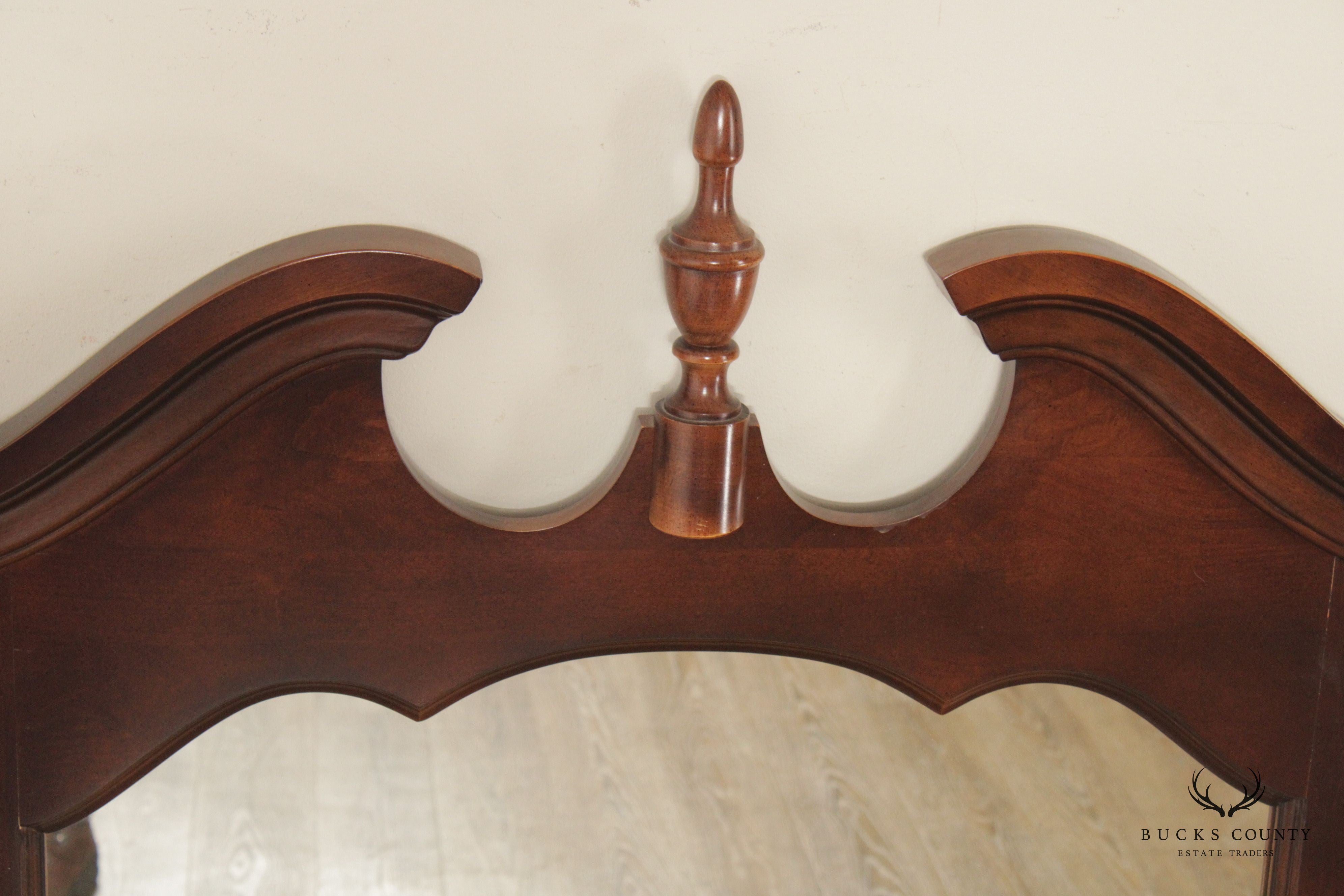 Kincaid Furniture Chippendale Style Pediment Wall Mirror