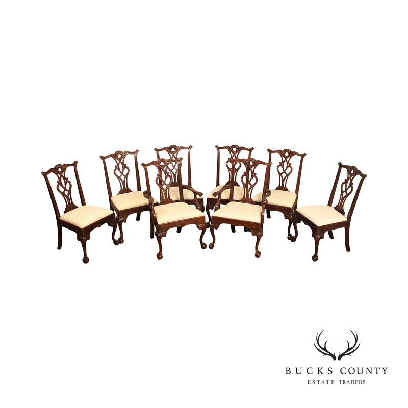 Henredon 'Rittenhouse Square' Set of Eight Mahogany Dining Chairs