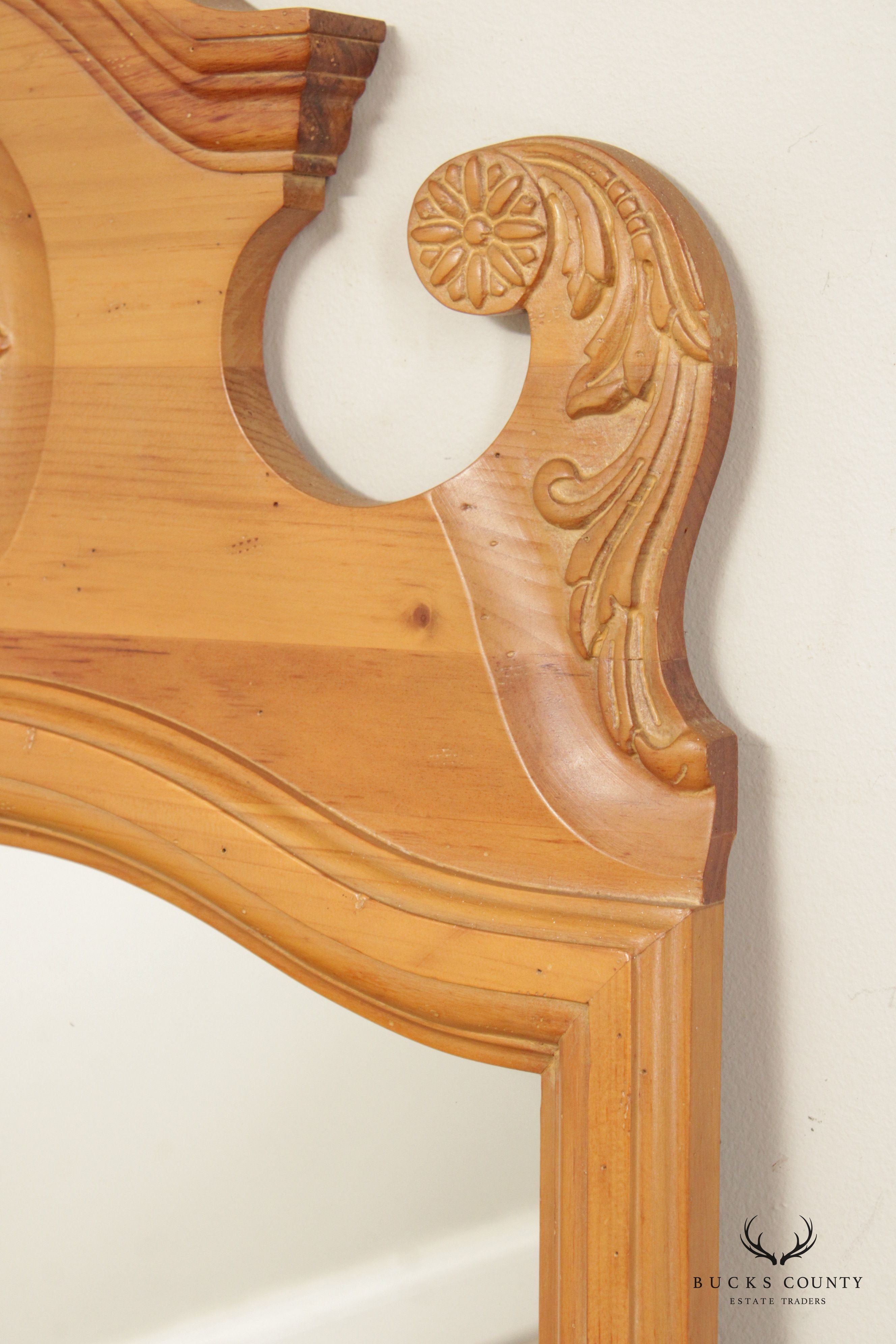 Lexington Chippendale Style Carved Pine Frame Mirror