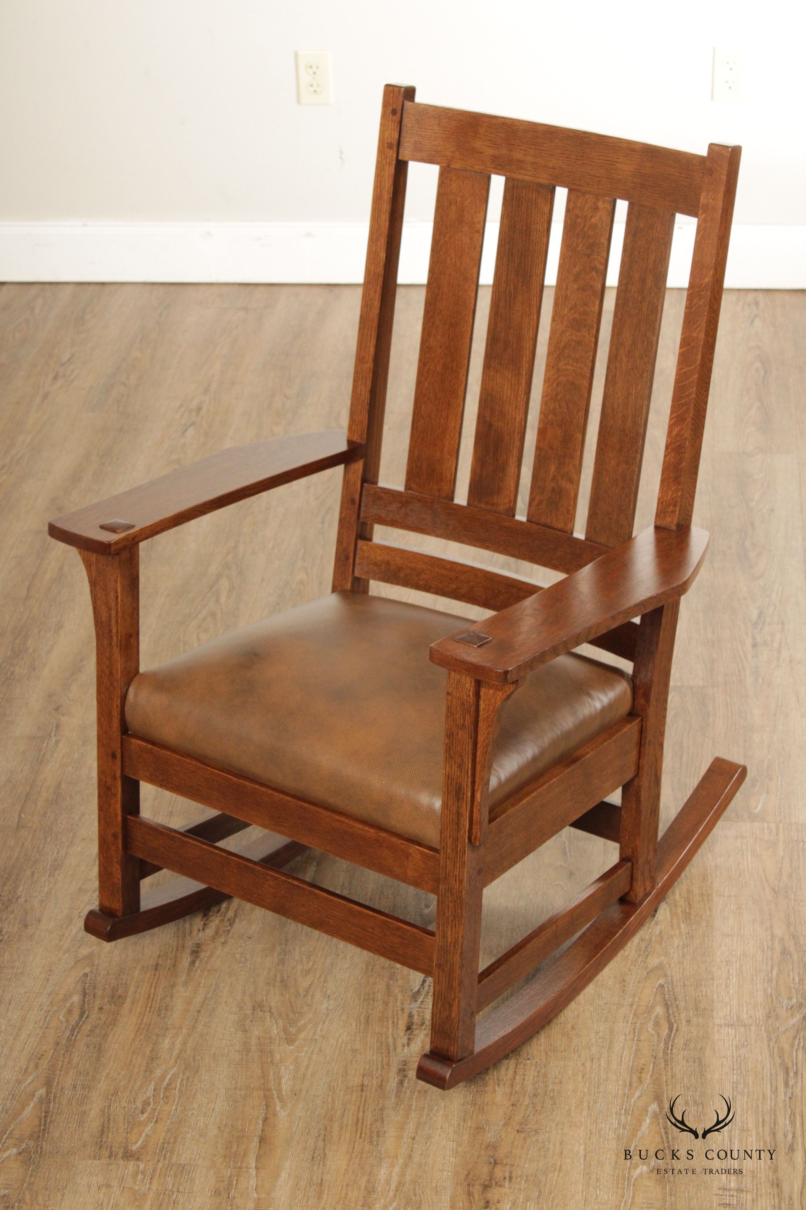 Stickley Mission Collection Oak Chapel Street Rocker