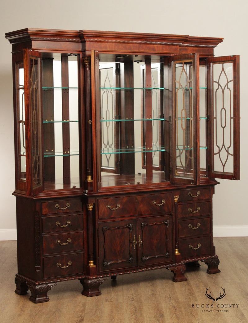 Drexel Heritage Nine Elms Collection Breakfront China Cabinet